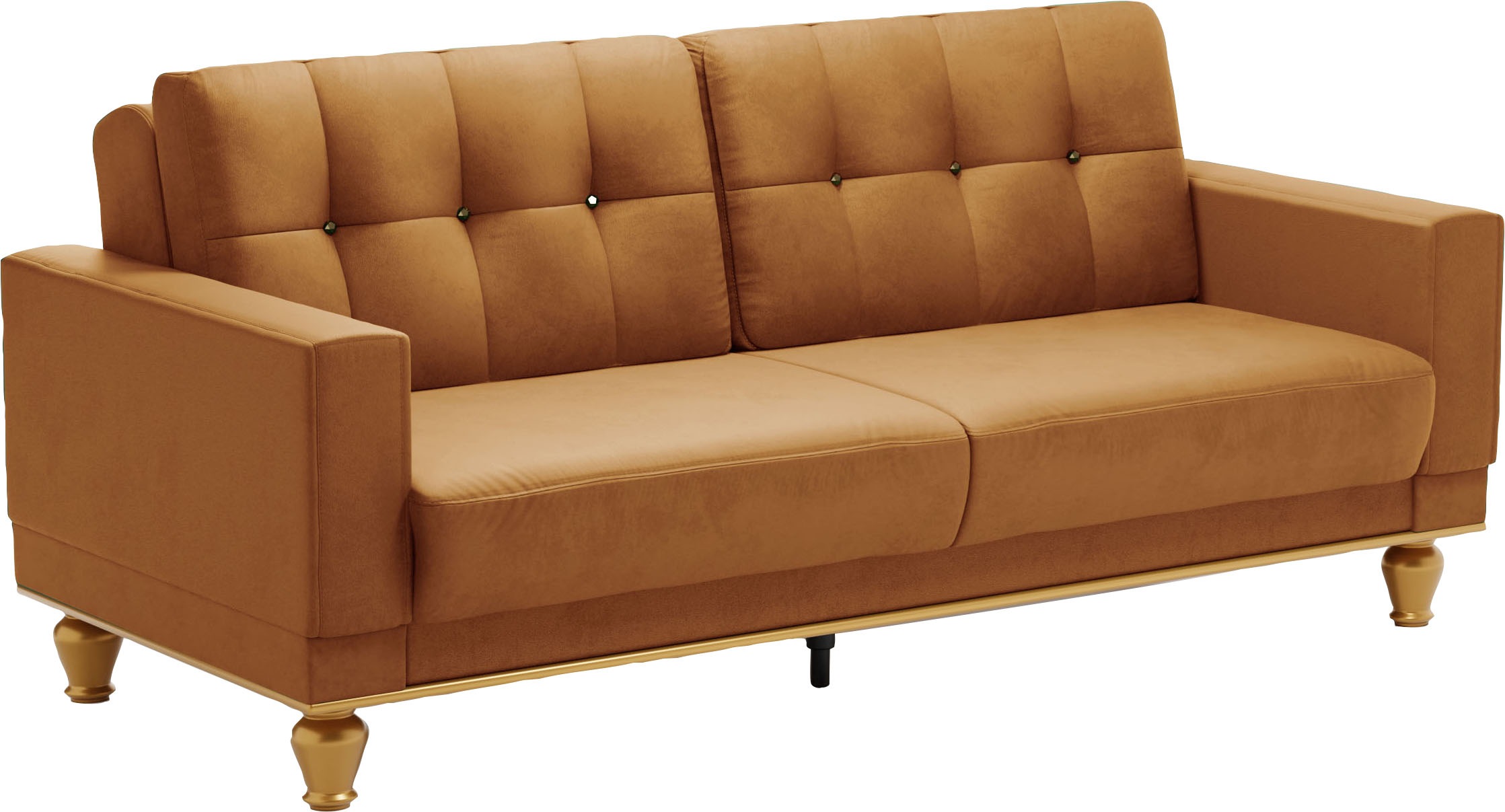sit&more 3-Sitzer »Orient 5«, mit Strass-Stein, wahlweise mit Bettfunktion und Bettkasten