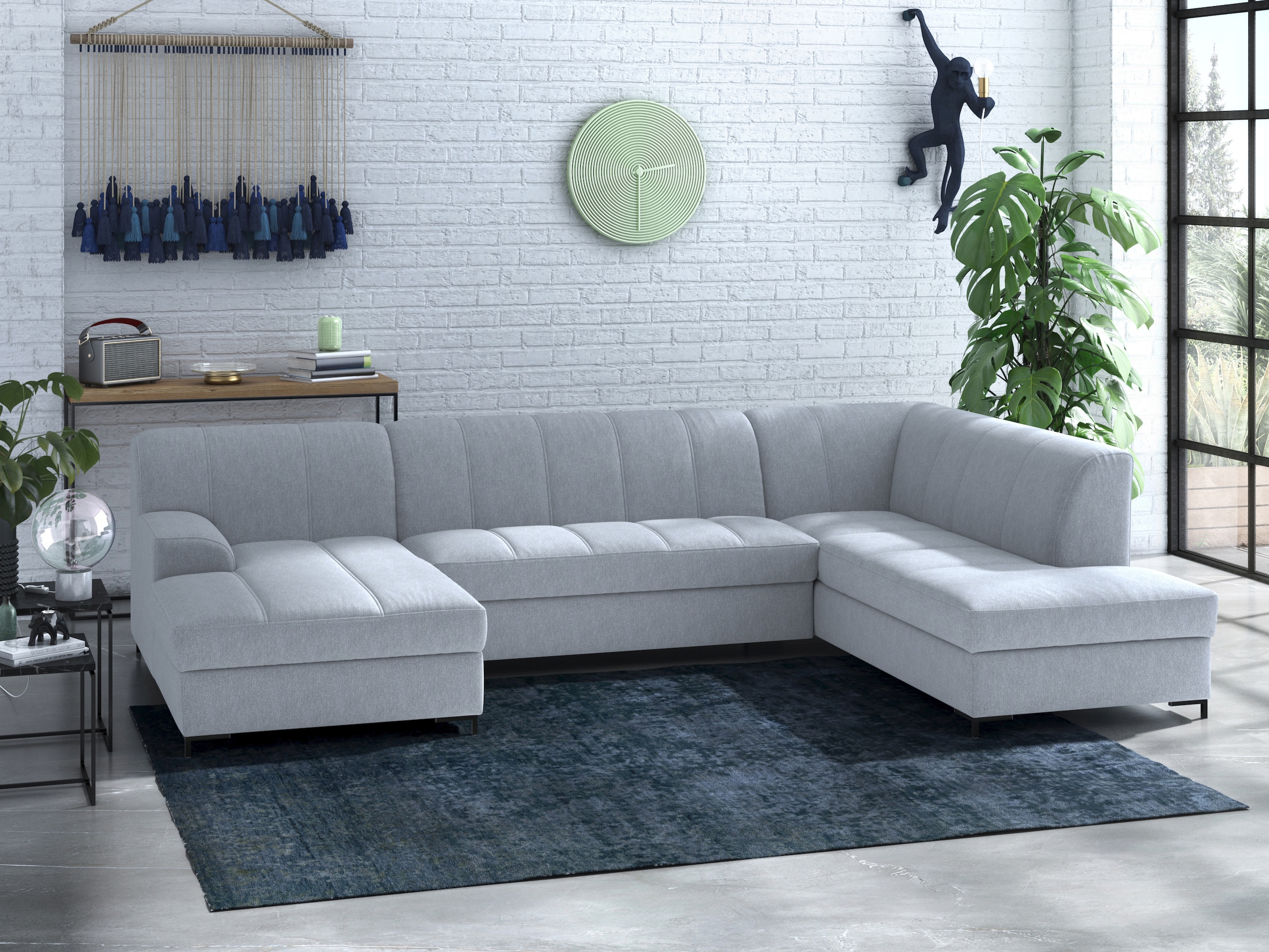 INOSIGN Wohnlandschaft »Balme, moderne Formensprache, zeitloses Design, U-F günstig online kaufen