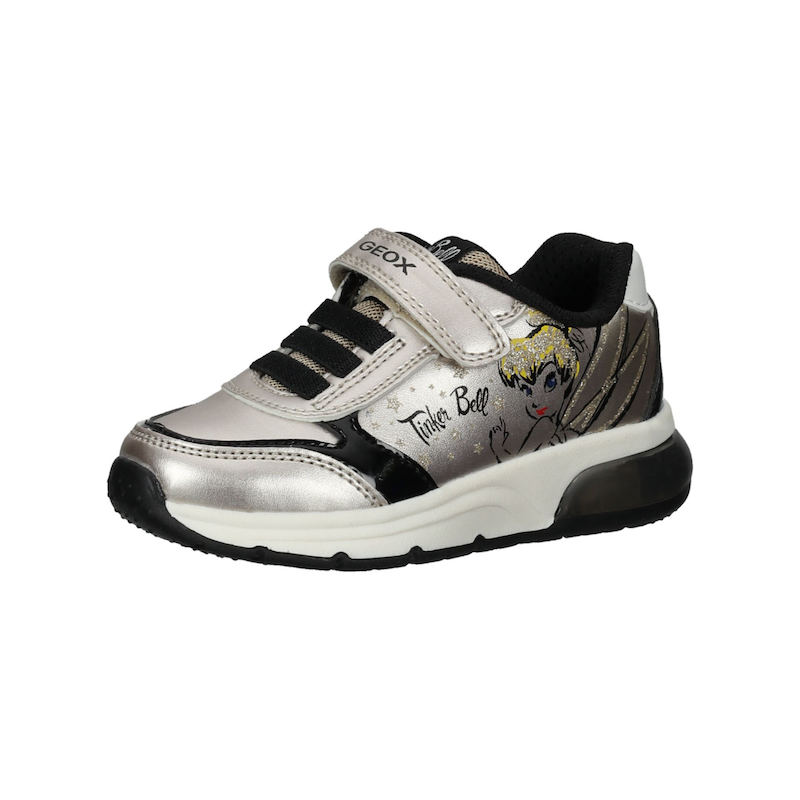 GEOX Sneaker »Sneaker Lederimitat/Textil« Platinum 27 27 Verschluss: Klettverschluss