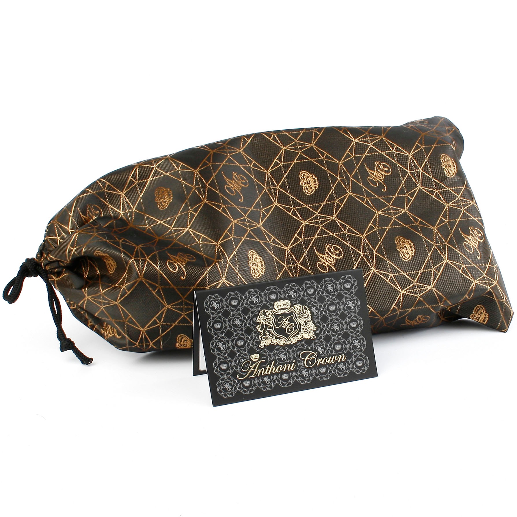 Anthoni Crown Ledergürtel Ankerlogo auf der Schließe