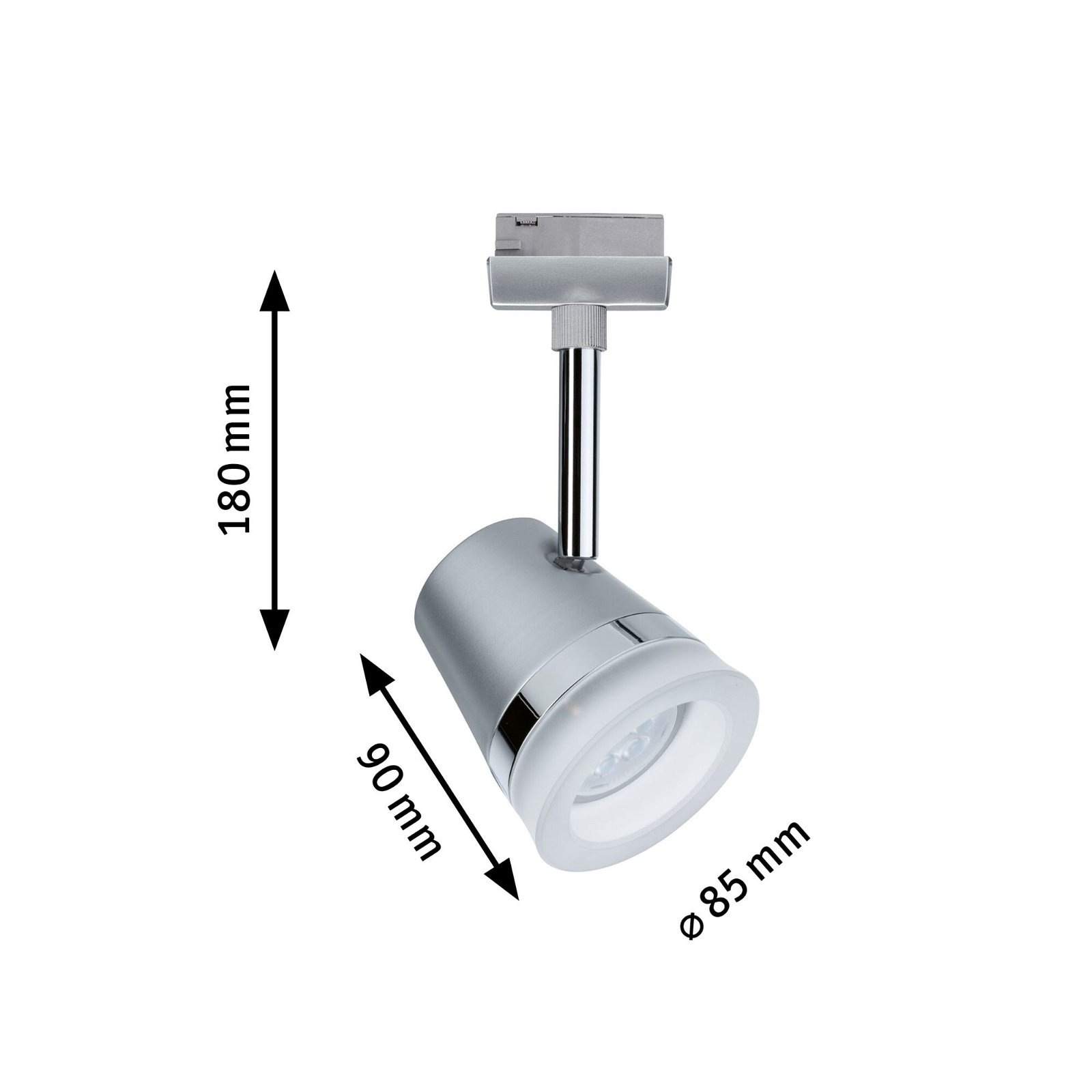 Paulmann Schienensystem-Leuchten »URail Schienenspot Smart Home Cone GU10 330lm 5W 230V«, Zigbee 3.0 Tunable White, dimmbar,Einzelspot