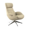 FLEXLUX Relaxsessel »Relaxchairs Kopfteilverstellung, drehbar, Komfort, Elegant«, bestellen auf Rücken- Premium Rechnung & Alu Fuß