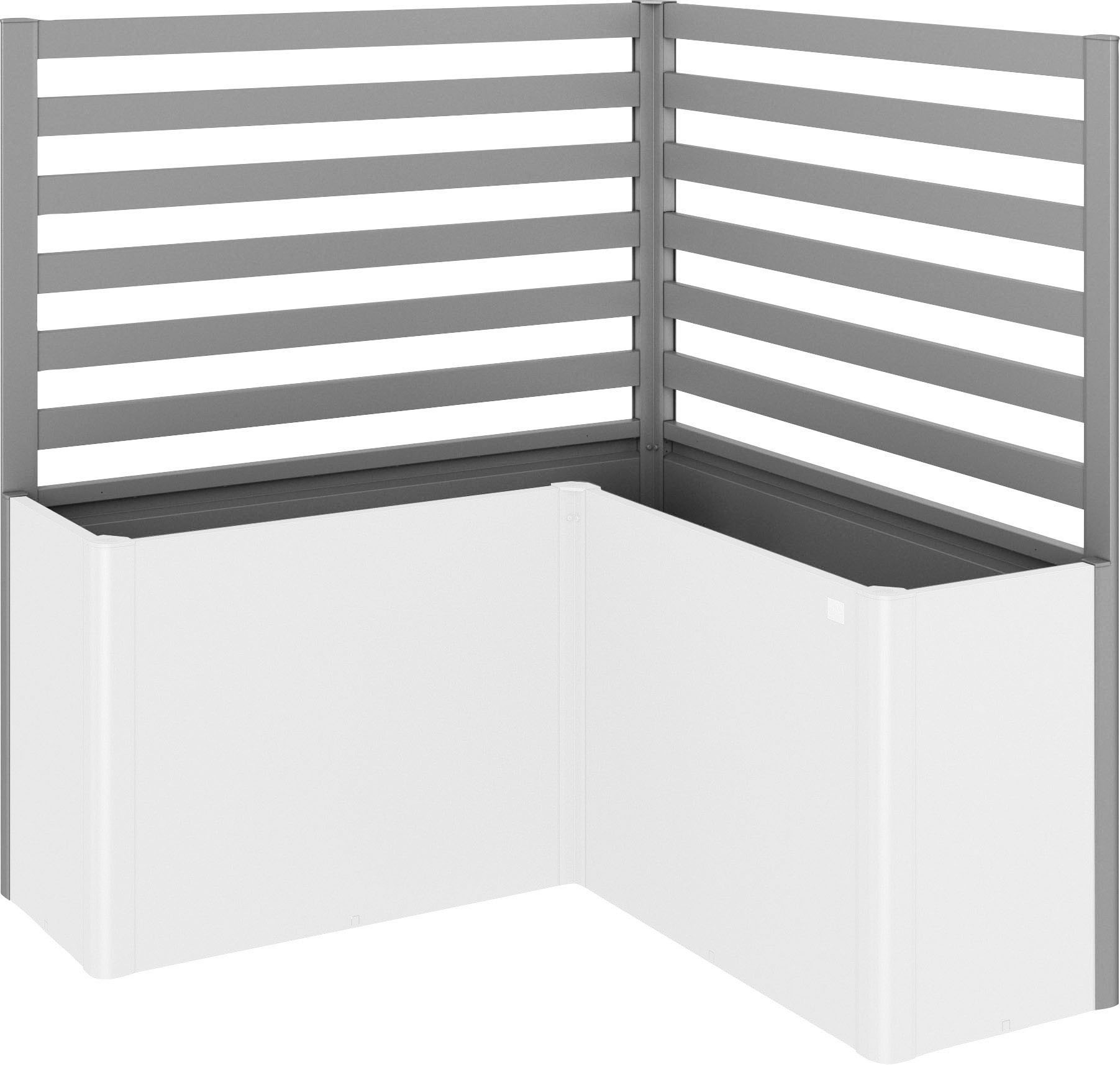 BIOHORT Rankgitter für Hochbeet Belvedere L150 quarzgrau-metallic