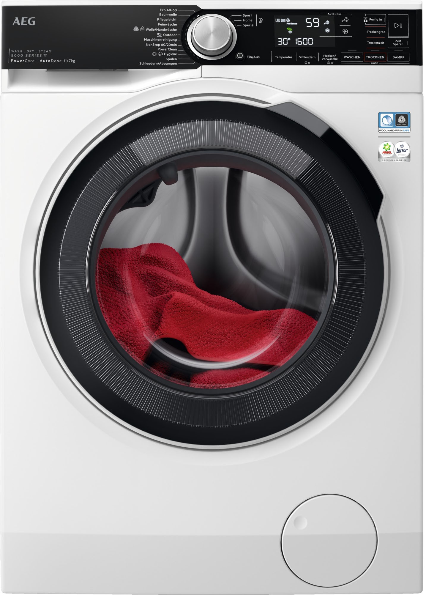 AEG Waschtrockner »LWR8D80610«, 8000, Auto Dose - automatische Waschmitteld günstig online kaufen