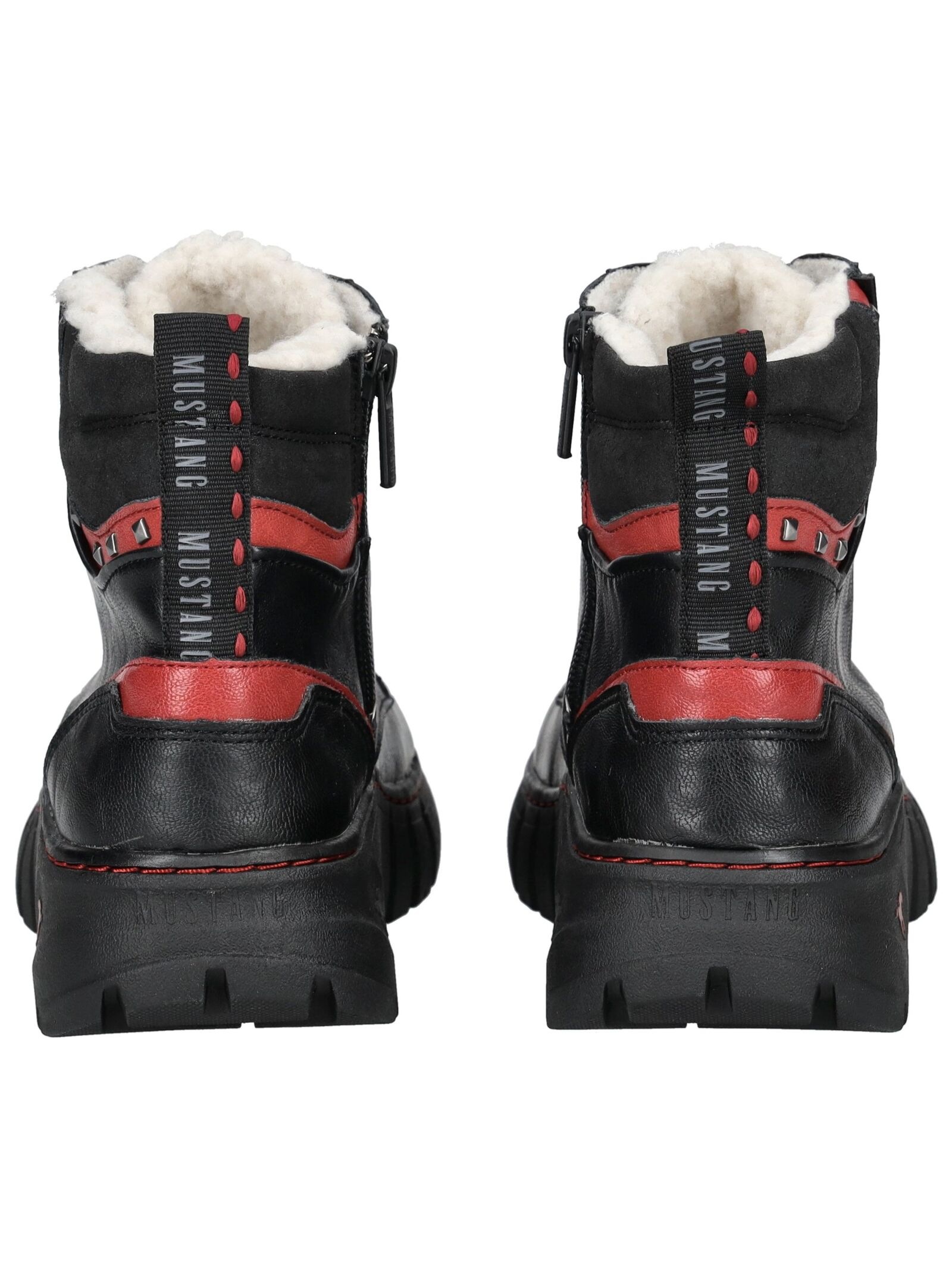 Mustang Shoes Schnürstiefelette »Mustang Shoes Stiefelette Lederimitat«