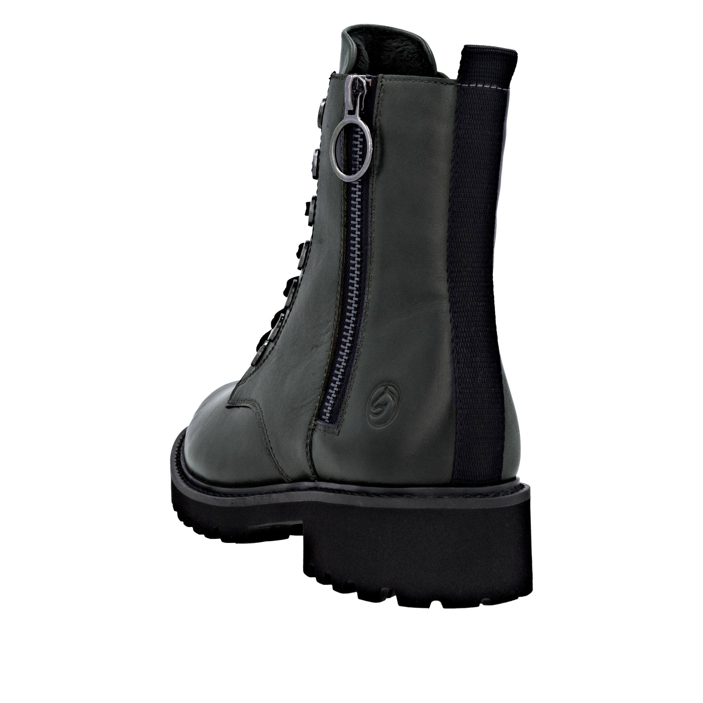 Remonte Schnürstiefelette, Blockabsatz, Stiefelette, Schnürboots, Flats im Used Look