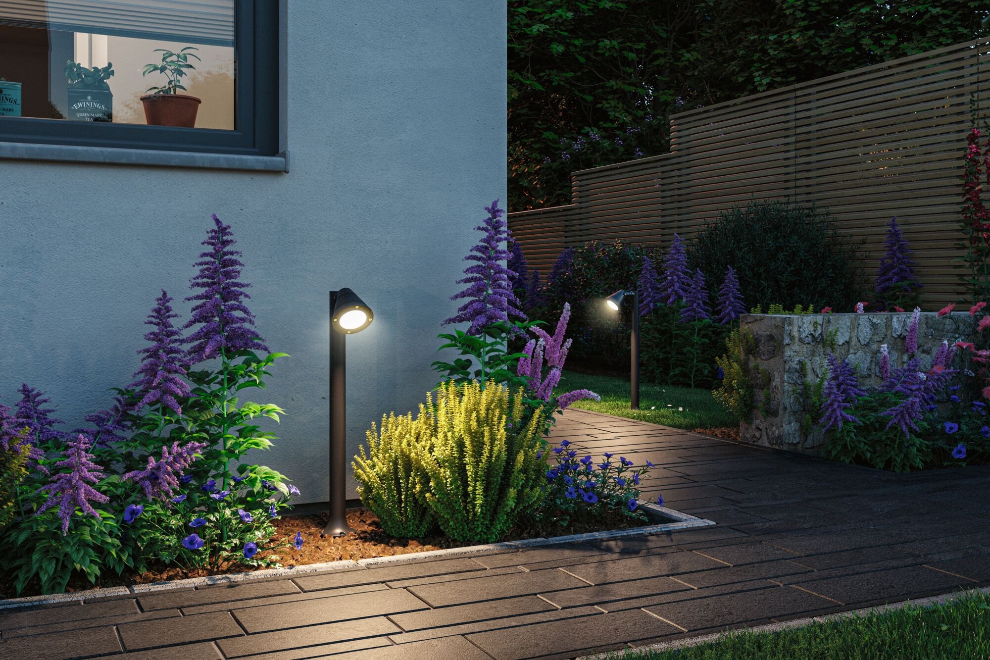Paulmann Spezialleuchtmittel »Twilight Motion Sensor 550lm 2700K 100° 7W white matt RAL 9003 230V« GU10 1 Stk. Warmweiß Dämmerungsgesteuerter Bewegungsmelder (HF)
