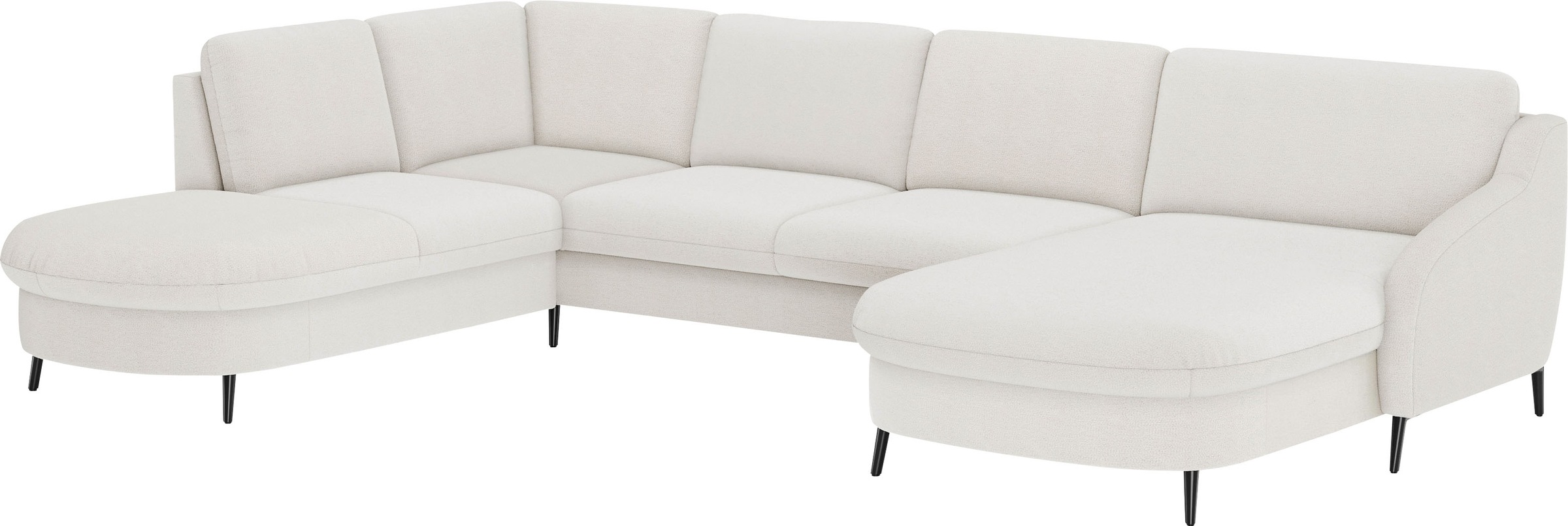 sit&more Wohnlandschaft »Soul U-Form«, wahlweise mit Bettfunktion und Bettkasten oder Schubkasten