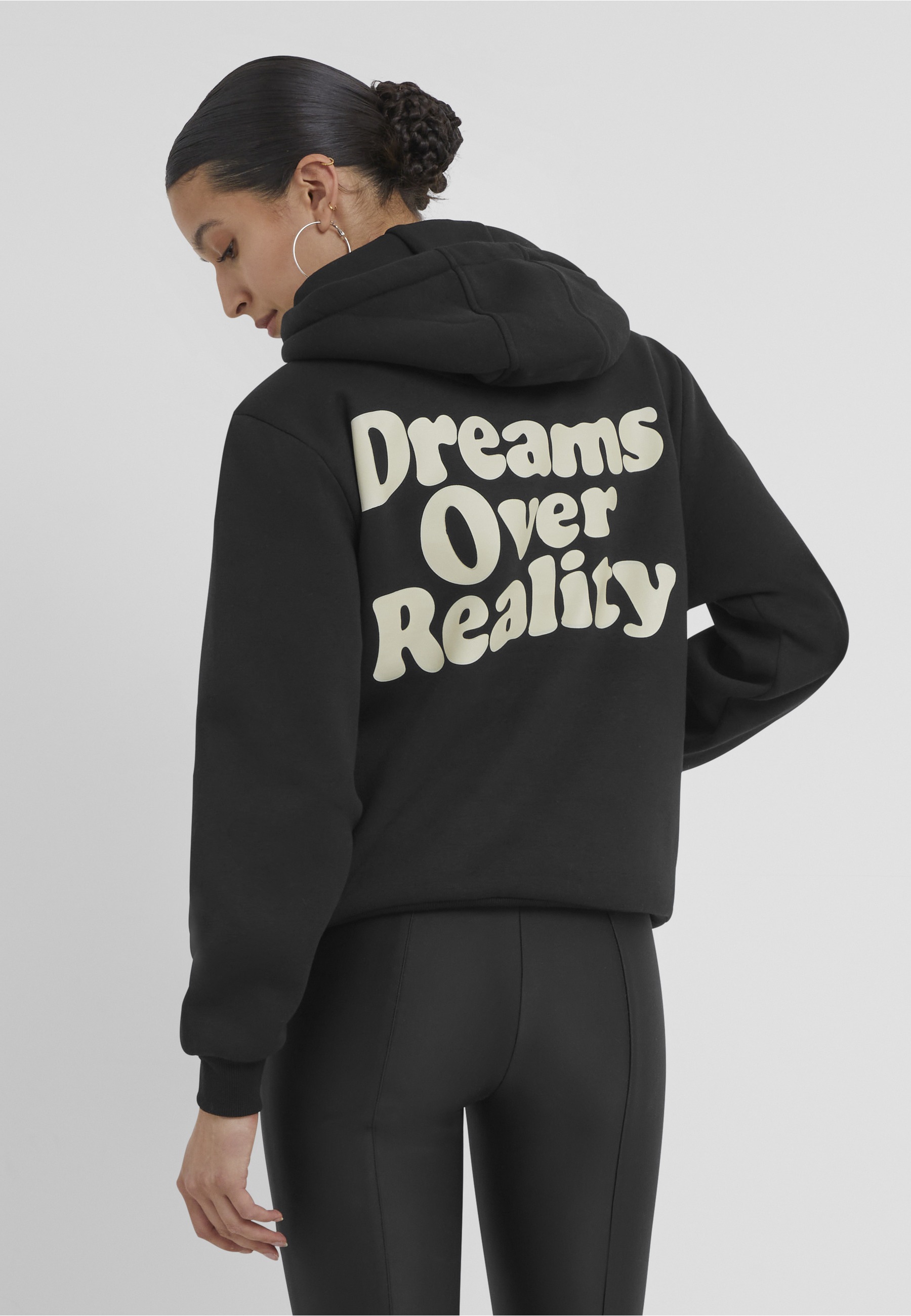 Miss Tee Kapuzensweatshirt »Miss Tee Dreams Over Reality Ladies Fluffy Hoody«
