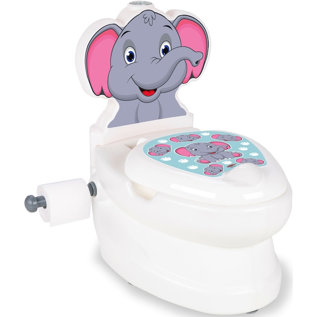 Jamara Toilettentrainer »Meine kleine Toilette, Elefant«, mit Spülsound und  Toilettenpapierhalter online bei