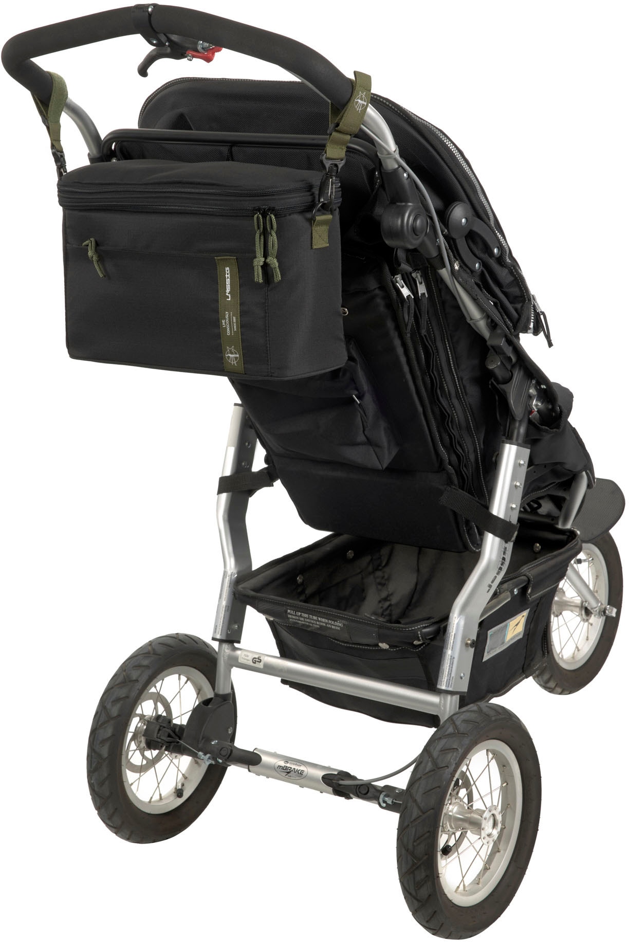 LÄSSIG Kinderwagen-Tasche »Casual, Insulated Buggy Shopper, Black«, mit Isolierfach; PETA-approved vegan