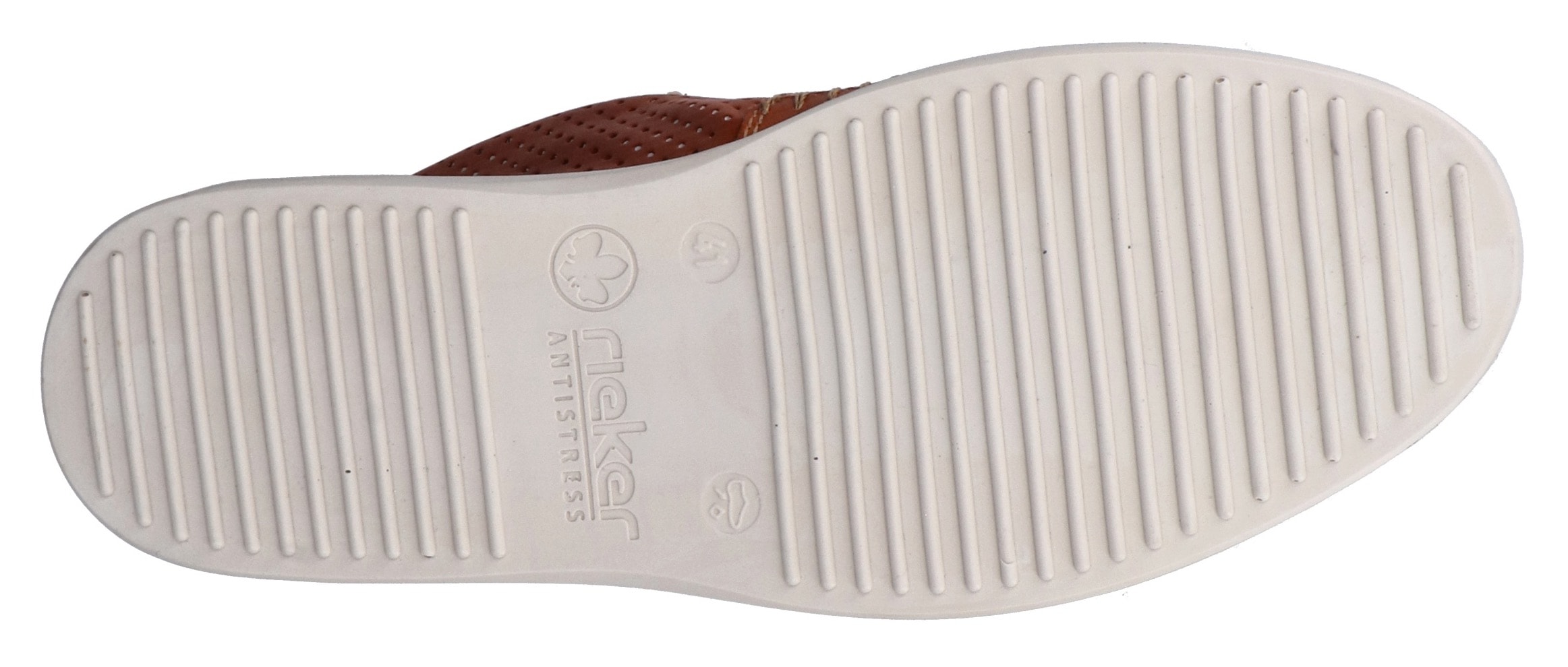 Rieker Slipper, Loafer, Schlupfschuh mit kleinen Stretcheinsätzen