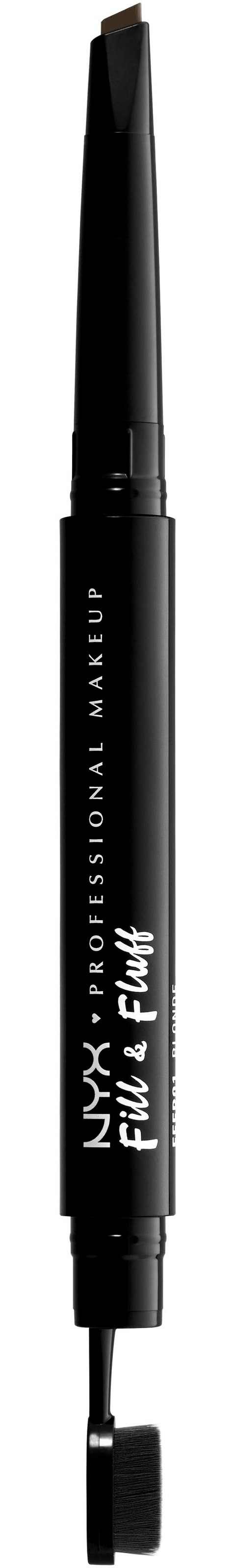 Nyx Professional Makeup Damen NYX PROFESSIONAL MAKEUP Augenbrauen-Stift »FILL & FLUFF EYEBROW POMADE PENCIL« mit dichter Härchenbürste braun