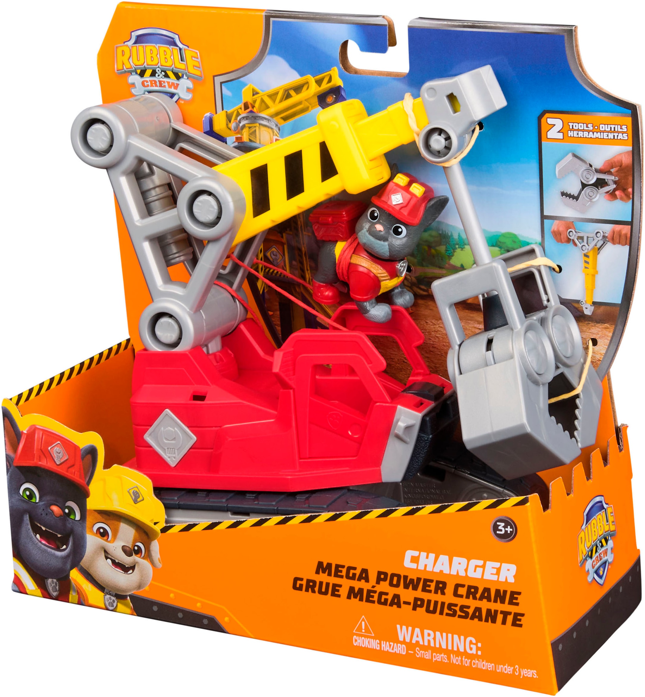 Spin Master Spielzeug-Kran »Rubble & Crew - Chargers 2-in-1 Mega Kran«