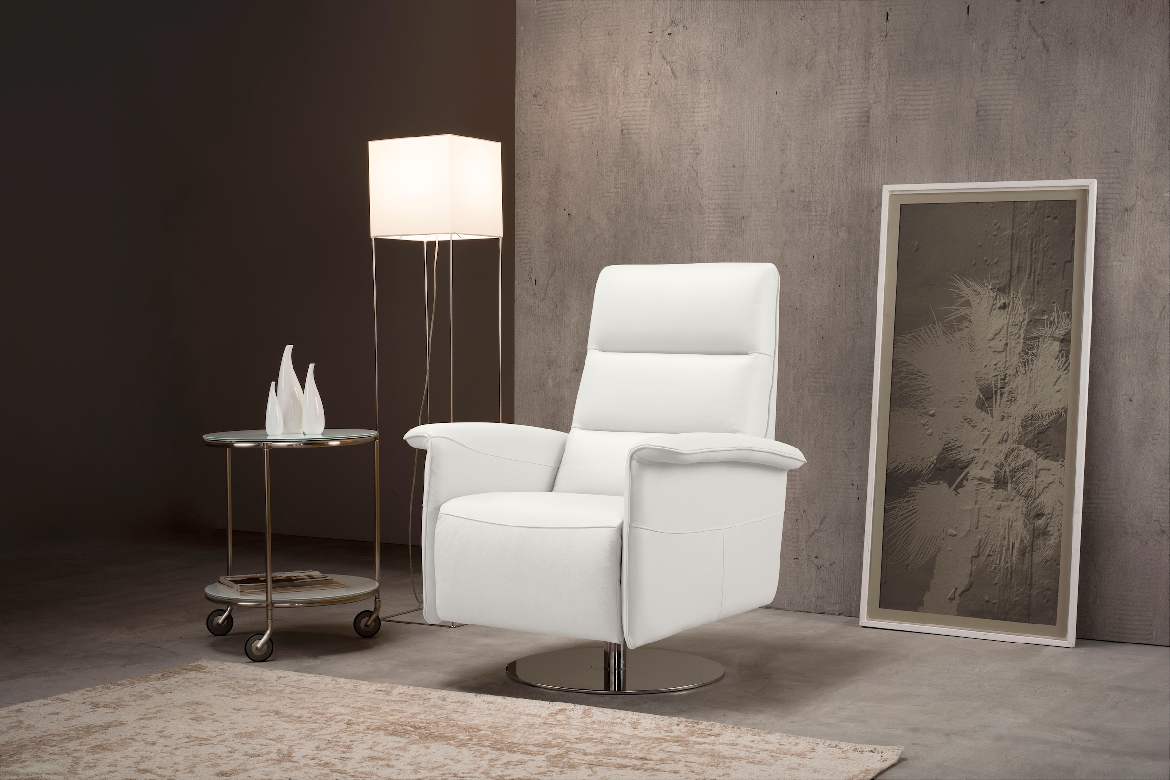 Egoitaliano Sessel »Kelly Designsessel«, drehbar, manuelle Relaxfunktion mi günstig online kaufen