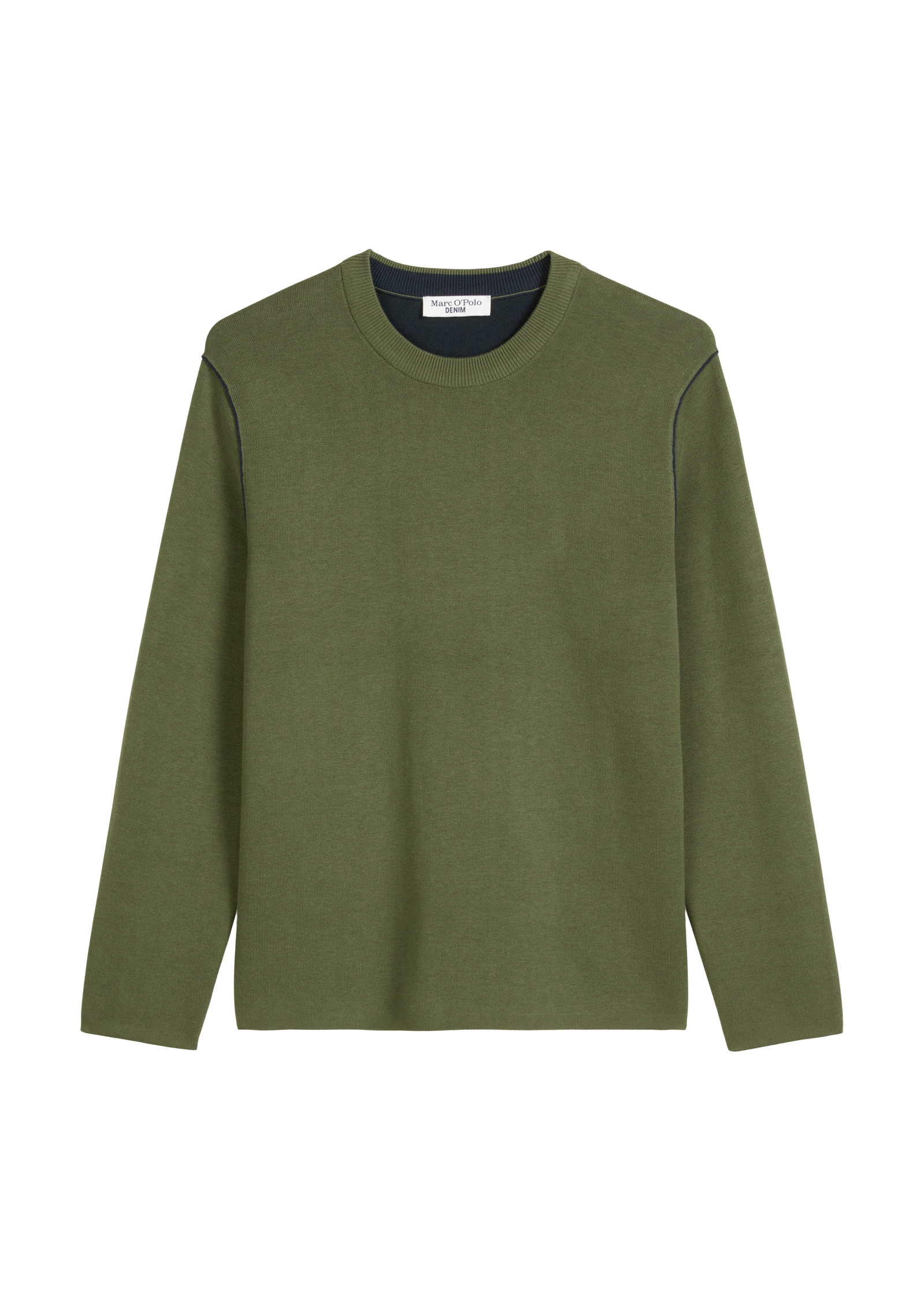 Marc O'Polo DENIM Rundhalspullover regular fit, aus Double-Face-Cotton