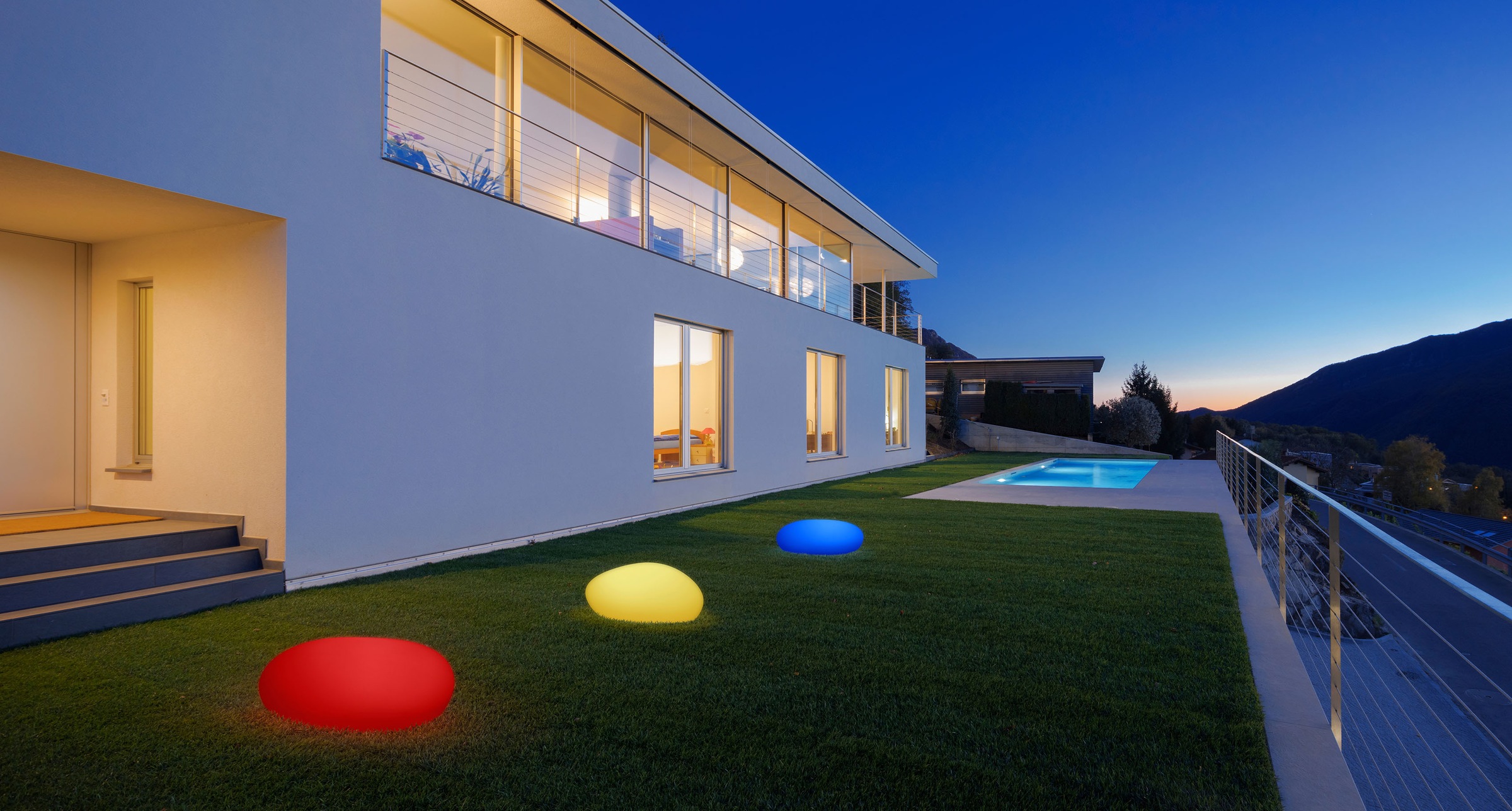 BONETTI LED Gartenleuchte »LED Solar Steinleuchte 50 cm«, Leuchtmittel LED- günstig online kaufen