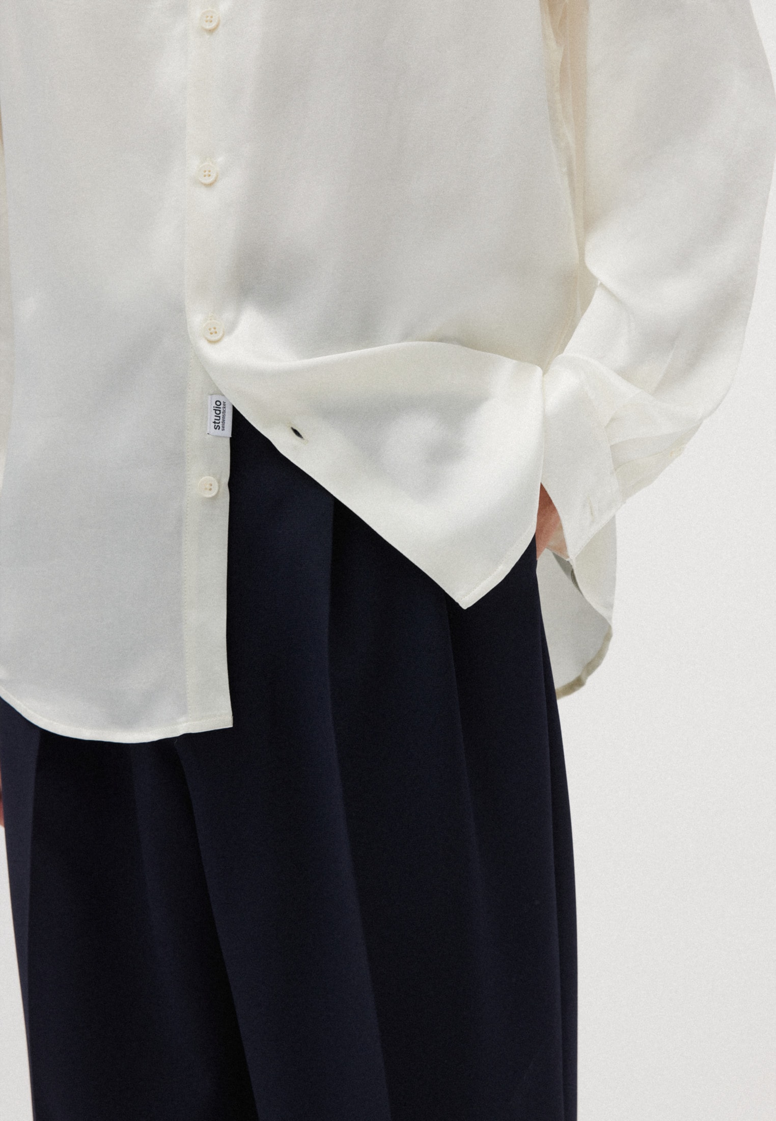 studio seidensticker Businesshemd »Studio« Regular Langarm Kentkragen Uni