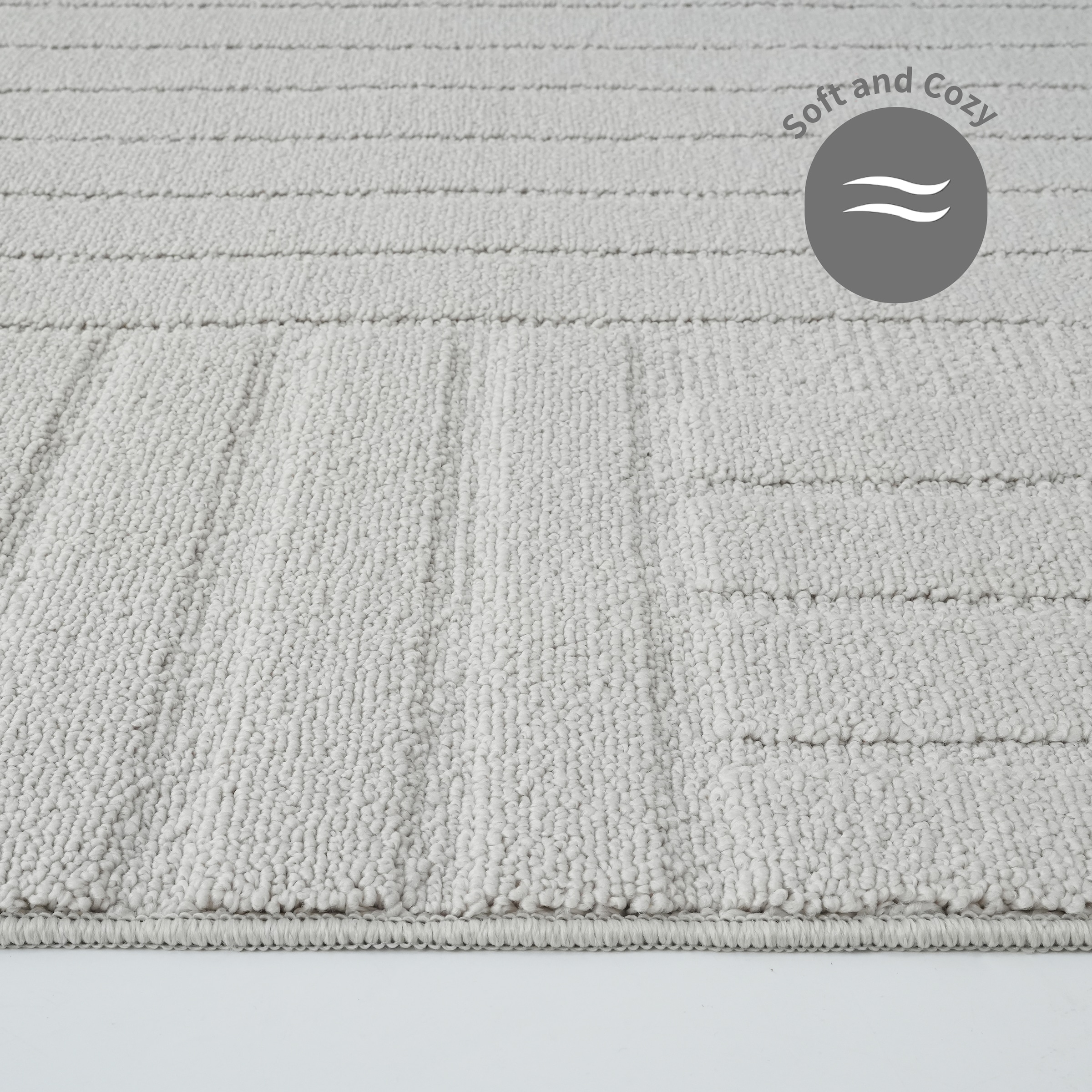 OTTO home Teppich »Neele, Boho-Design, Hoch-Tief, waschbar« rechteckig 12 mm Höhe 3D Optik, Skandinavisch, Designteppich, Wohnzimmer, Schlafzimmer