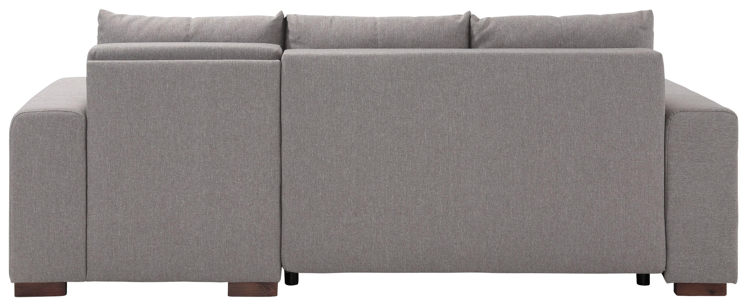 Home affaire Ecksofa »Viborg L-Form«, mit Regal in der Armlehne, wahlweise mit Bettfunktion