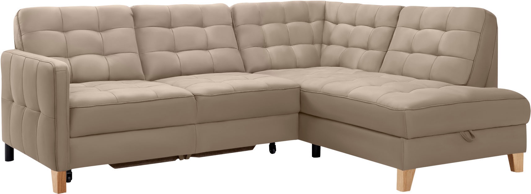 exxpo - sofa fashion Ecksofa »Elio, kompakt & bequem, zeitloses Design, Bre günstig online kaufen