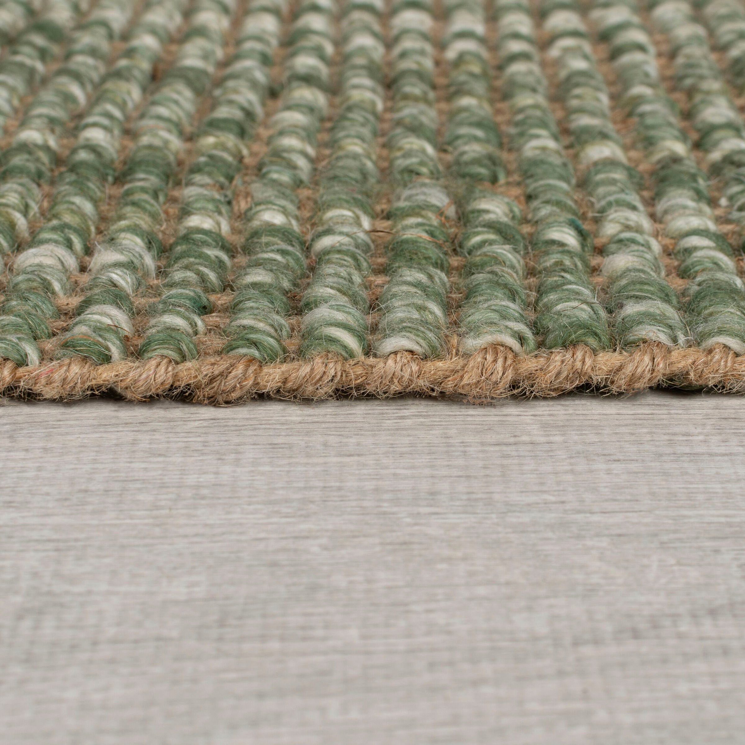 FLAIR RUGS Teppich »Jute Ombre«, rechteckig, 8 mm Höhe