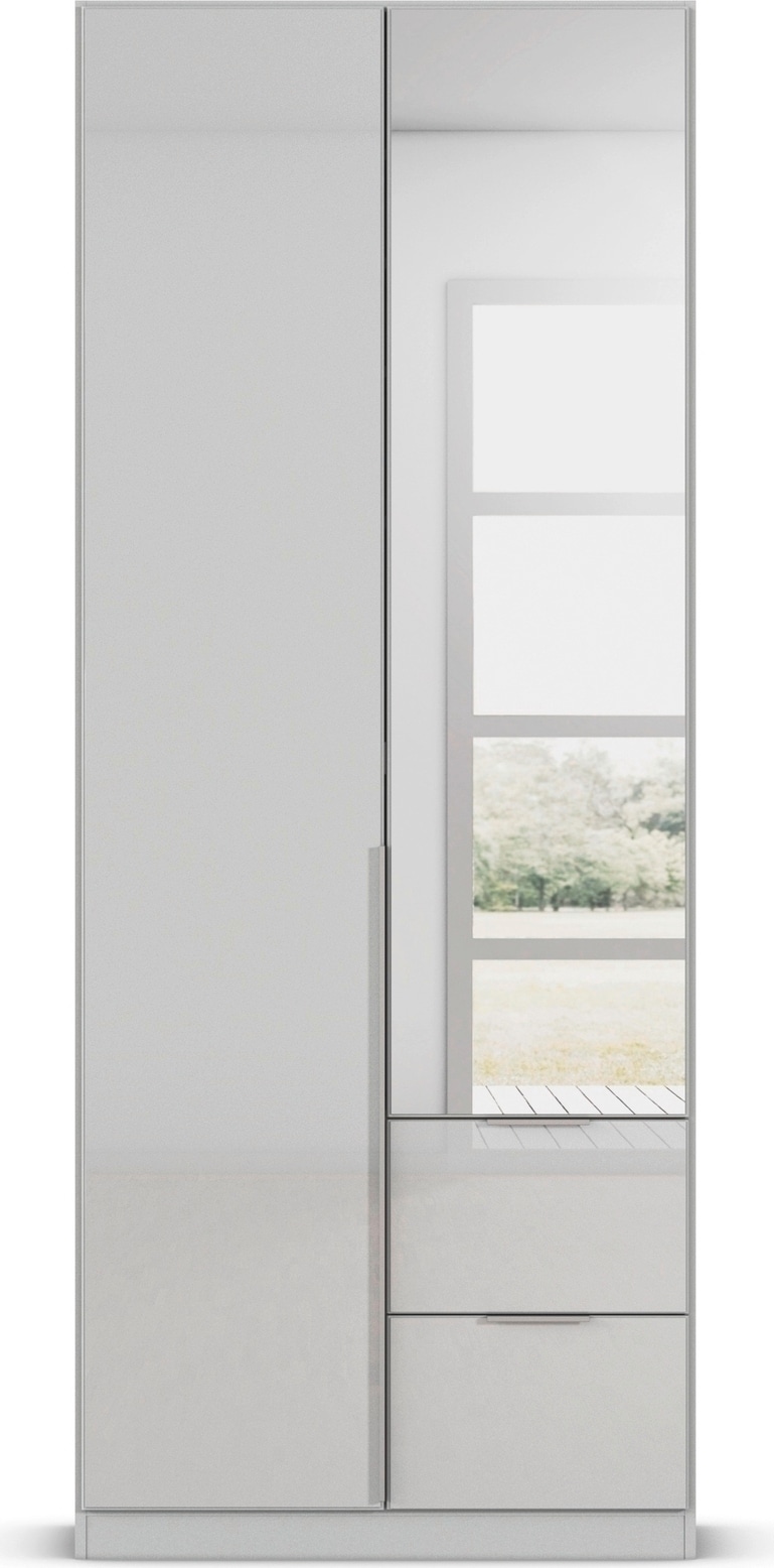 rauch Drehtürenschrank »Kleiderschrank Kleiderschränke Schrank Garderobe AGORDO mit Glasfront«, mit Außenschubkästen, in 6 Breiten und 2 Höhen MADE IN GERMANY