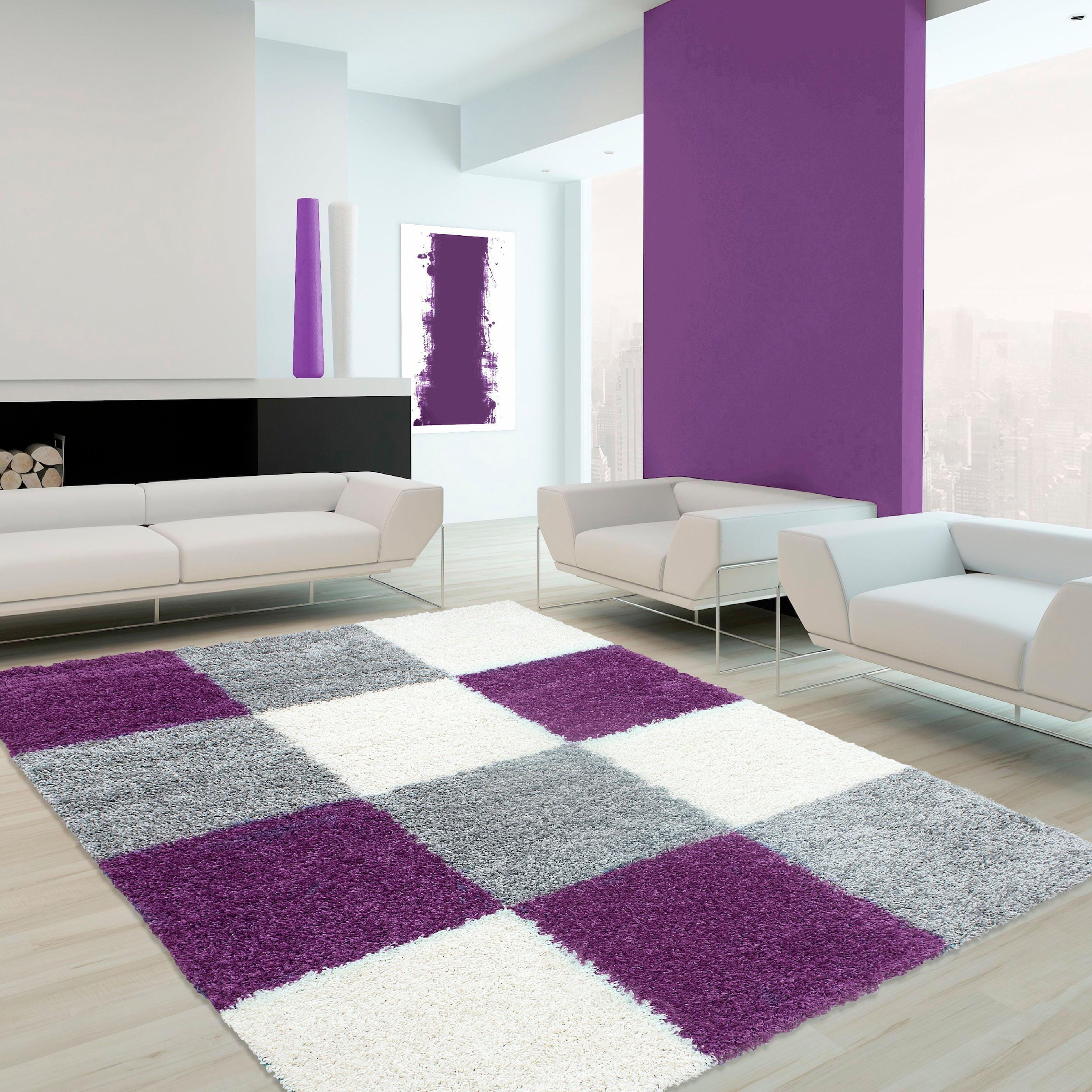 Ayyildiz Teppiche Hochflor-Teppich »Life Shaggy 1501«, rechteckig, 30 mm Hö günstig online kaufen