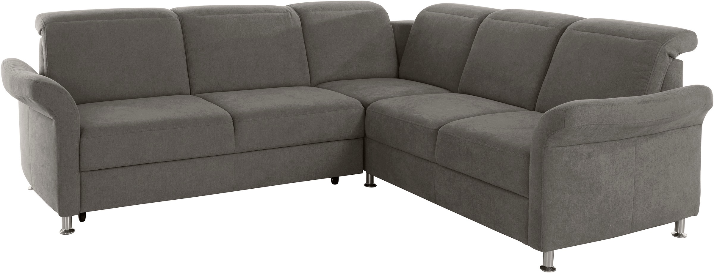 sit&more Ecksofa »Darwin L-Form« inklusive Federkern, wahlweise mit Kopfteilverstellung, Bettfunktion