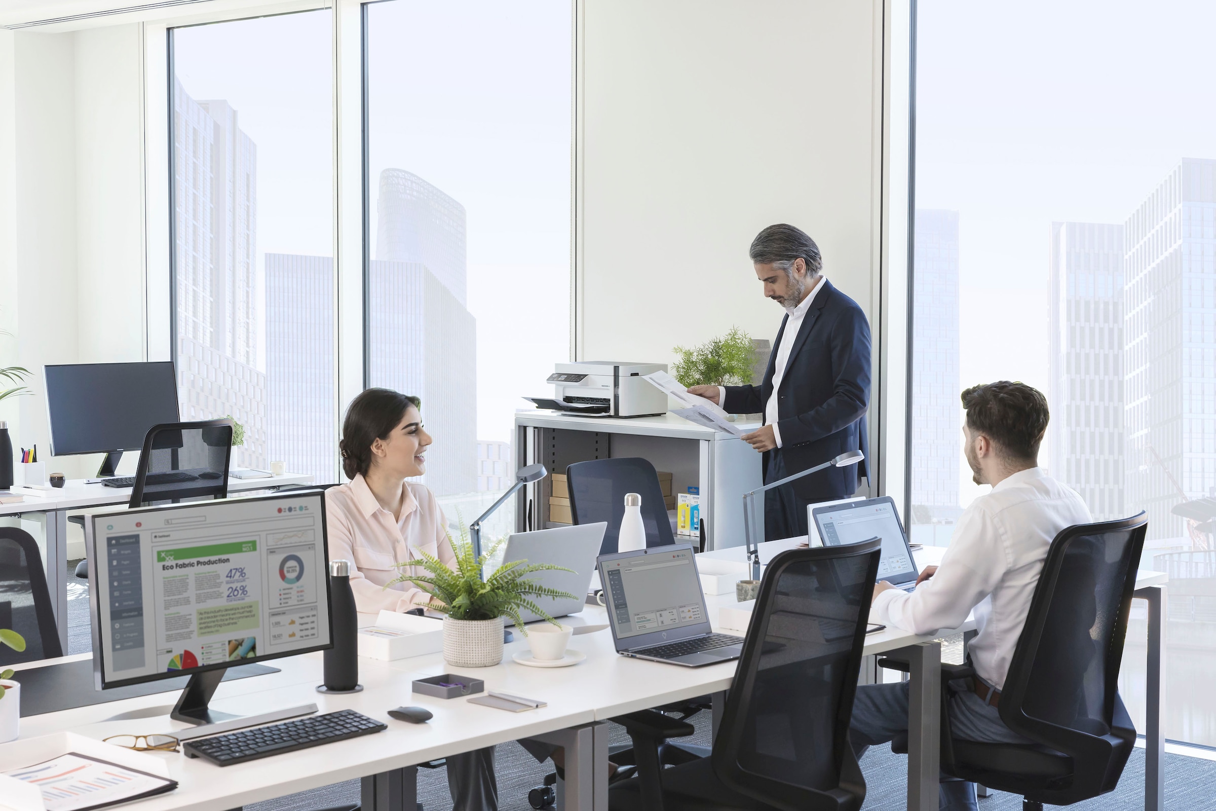 Epson Tintenstrahldrucker »EcoTank ET-M2120« DIN-A4-Schwarzweiß-Multifunktions-Tintentankdrucker