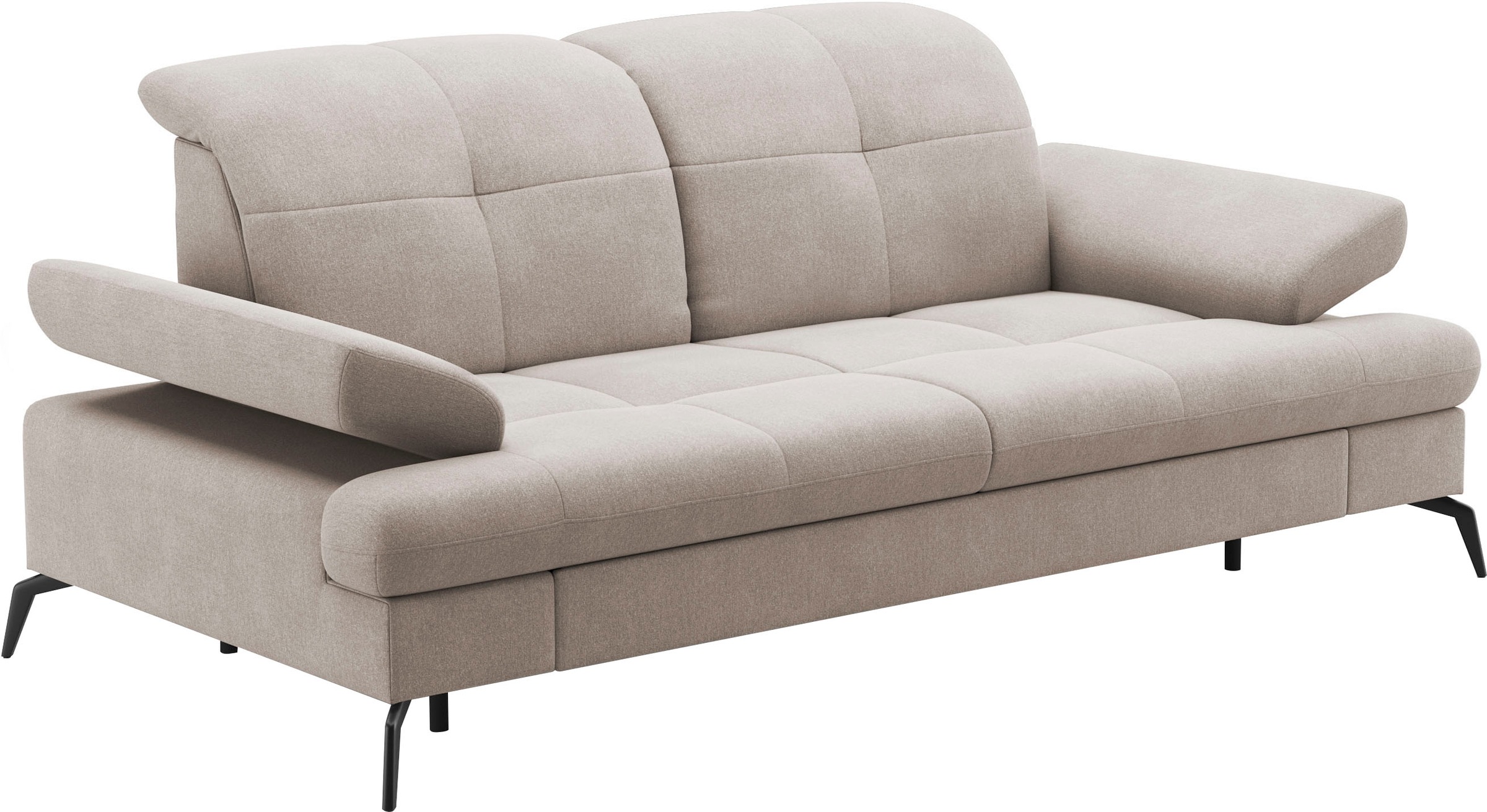 sit&more 2,5-Sitzer »Amica, inkl. Sitztiefenverstellung und Armteilverstellung«, wahlweise mit Kopfteilverstellung und Bettfunktion