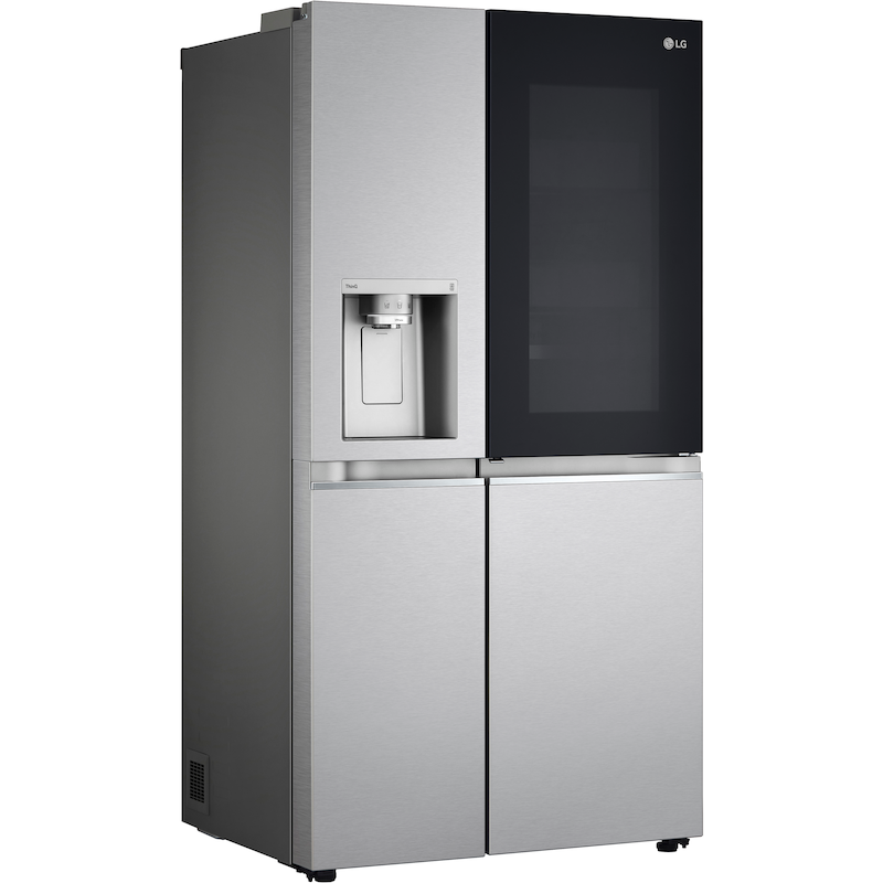 LG Side-by-Side »GSXV91BSAE« 179 cm hoch 91, 3 cm breit InstaView Gebürstetes Edelstahl