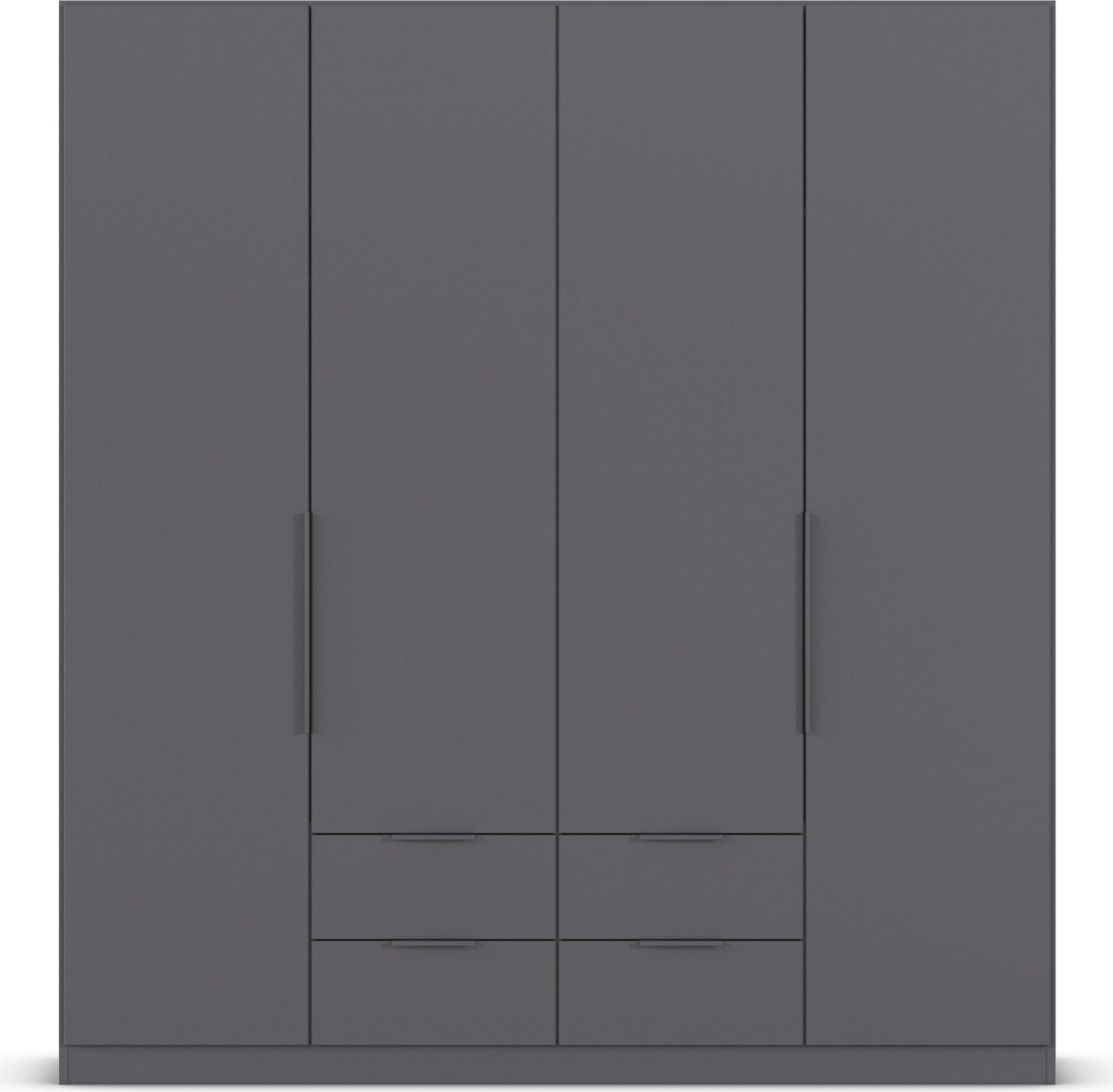 rauch Drehtürenschrank »Kleiderschrank Schrank Garderobe KREFELD optional mit Spiegel«, mit 3 Griff-Varianten, inkl. praktischen Schubladen MADE IN GERMANY