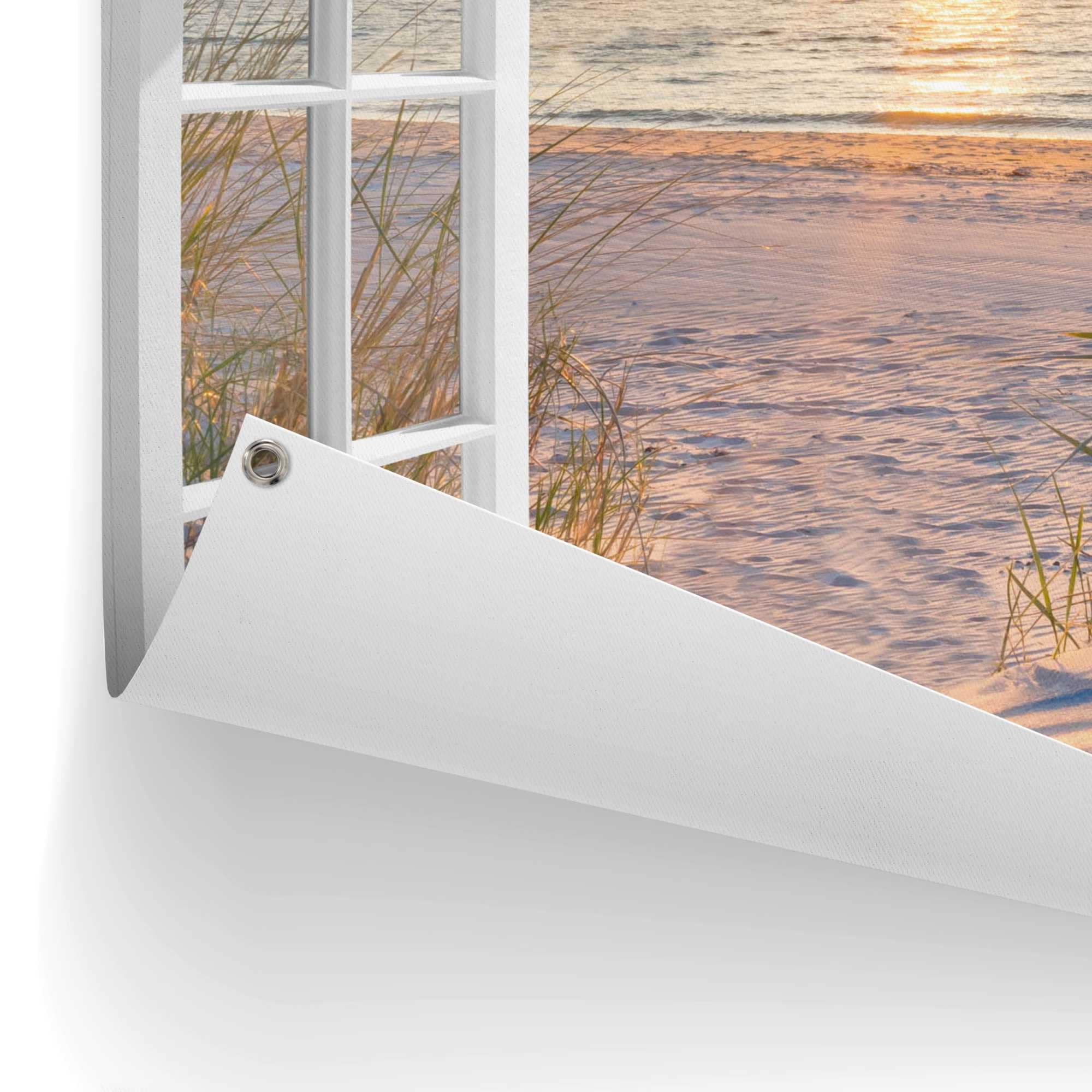 Reinders! Poster »Sonnenuntergang durch das Fenster«, Outdoor für Garten oder Balkon