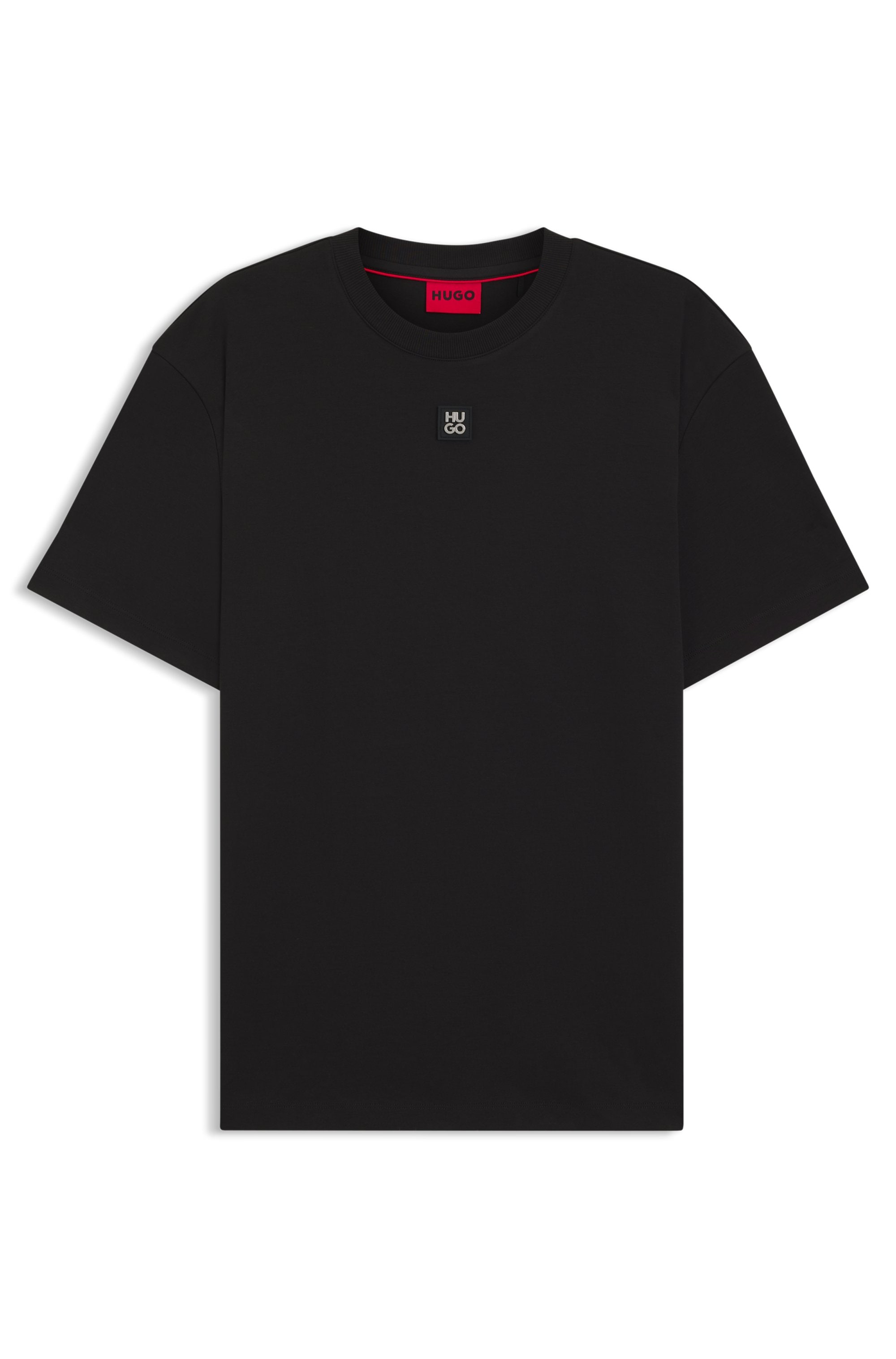 HUGO T-Shirt »Dalile Metal Logo« Stacked-Logo, Rundhals, regular fit