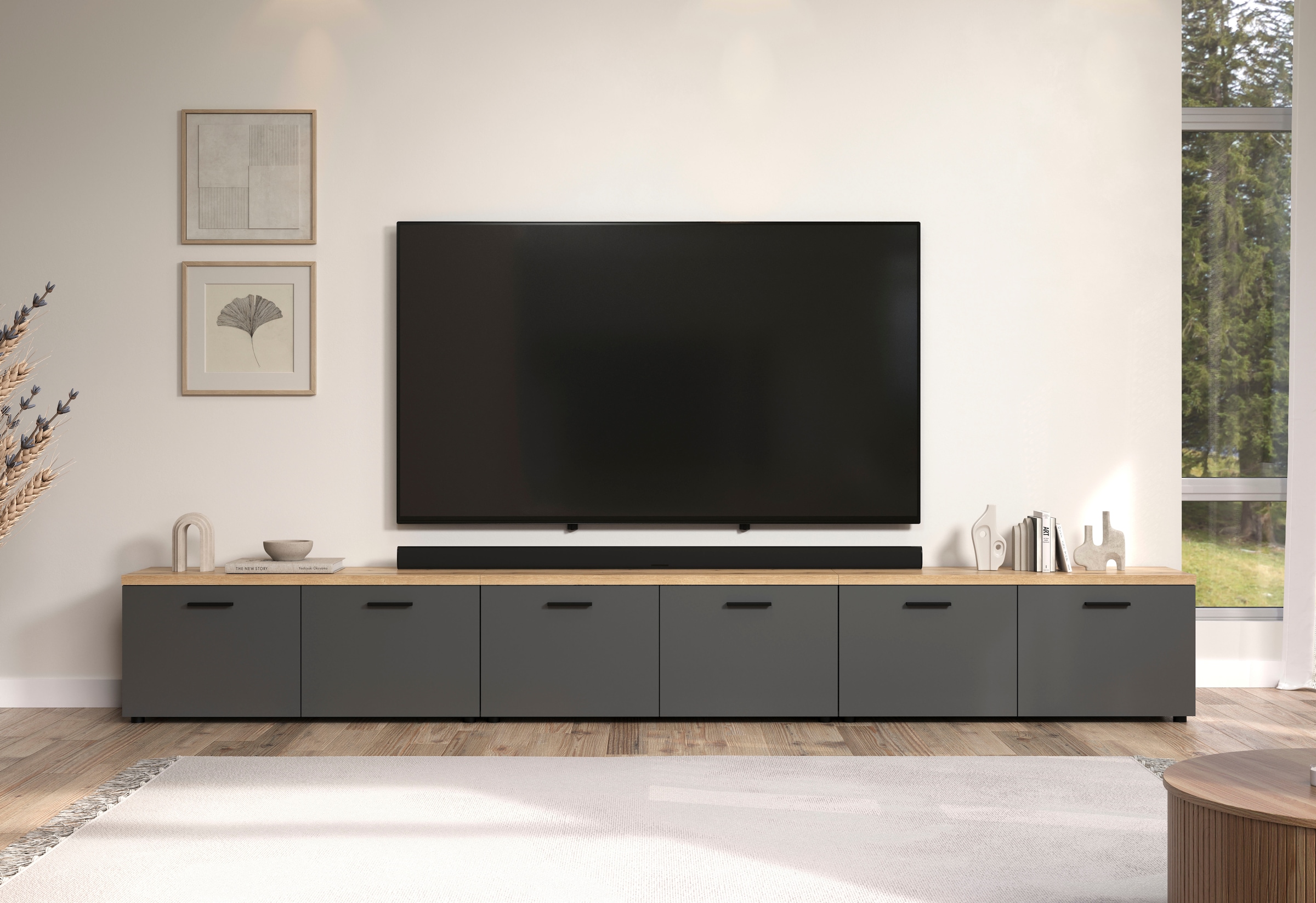 Home affaire TV-Wand »Bajo« 3 Stk. tlg.