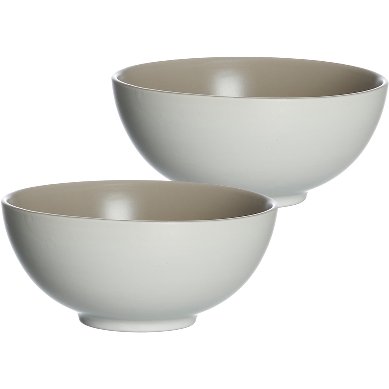 RITZENHOFF & BREKER Schale »Morelia« 2 Stk. aus Steinzeug Buddha-Bowls, Ø 17, 5 cm weiß