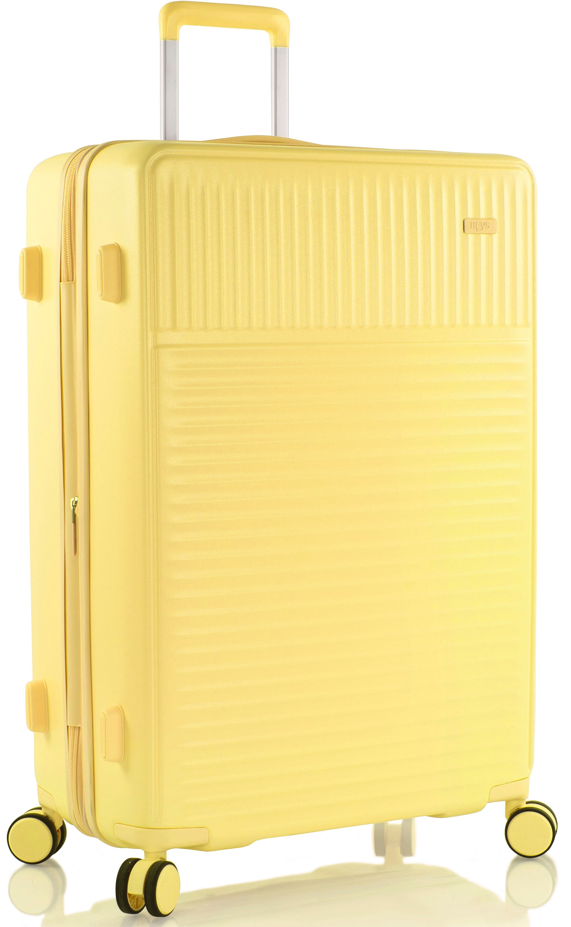 Hartschalen-Trolley „Pastel, 76 cm“, 4 Rollen, Gr. B/H/T: 51 cm x 76 cm x 30 cm 109 l, yellow