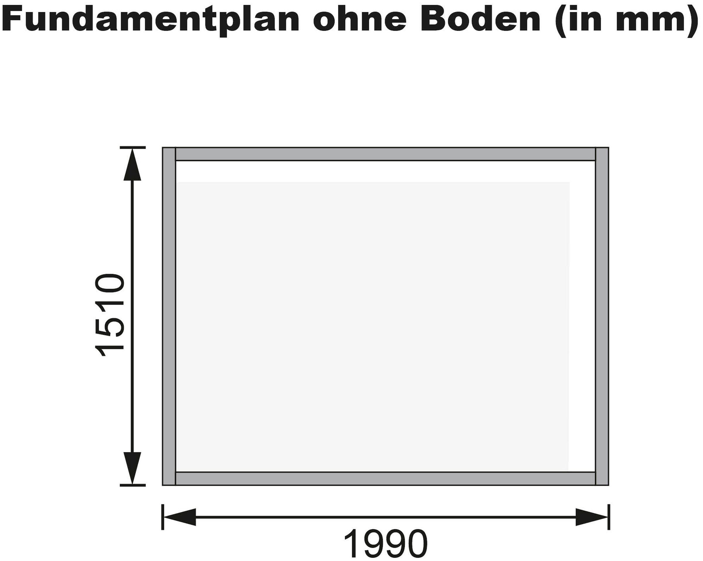 Karibu Gartenhaus »Falkensee 3«