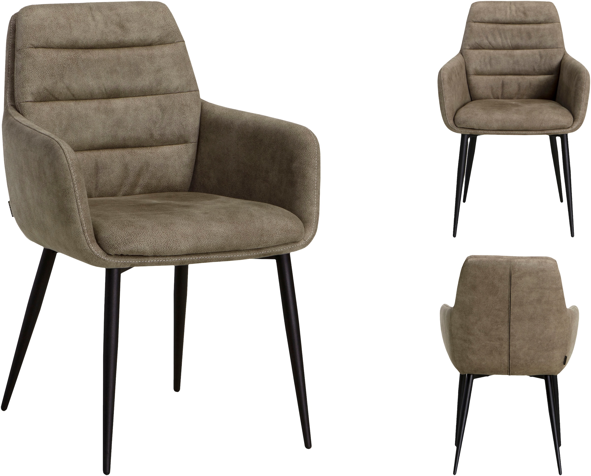 OMG Design Armlehnstuhl »Bailey« (Set) 1 Stk.Schalenstuhl, Esszimmerstuhl, günstig online kaufen