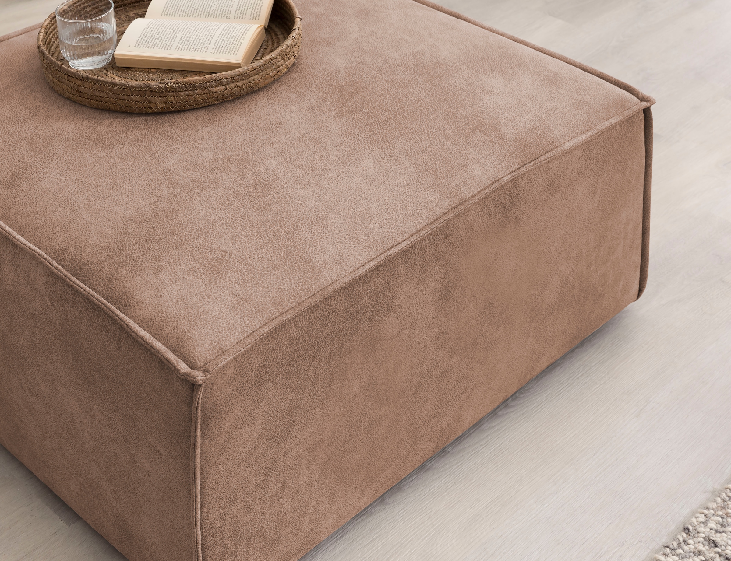 Home affaire Sessel »SHERWOOD«, Loveseat und Hocker im Set, passend zur Polster-Serie SHERWOOD