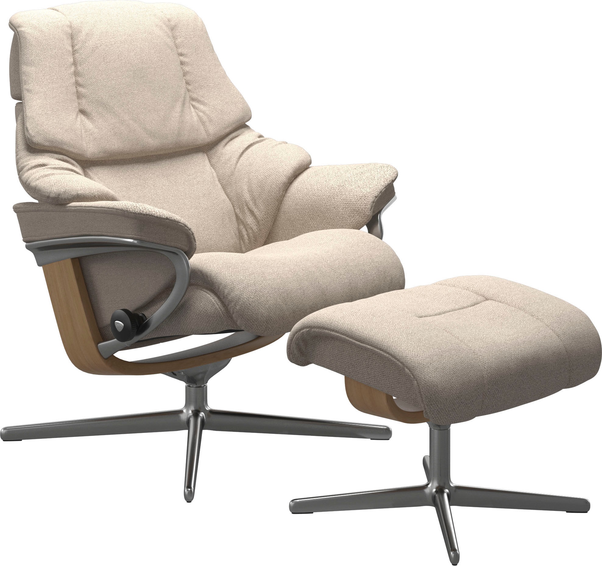 Stressless® Relaxsessel »Reno«, (Set, Relaxsessel mit Hocker), mit Hocker, günstig online kaufen