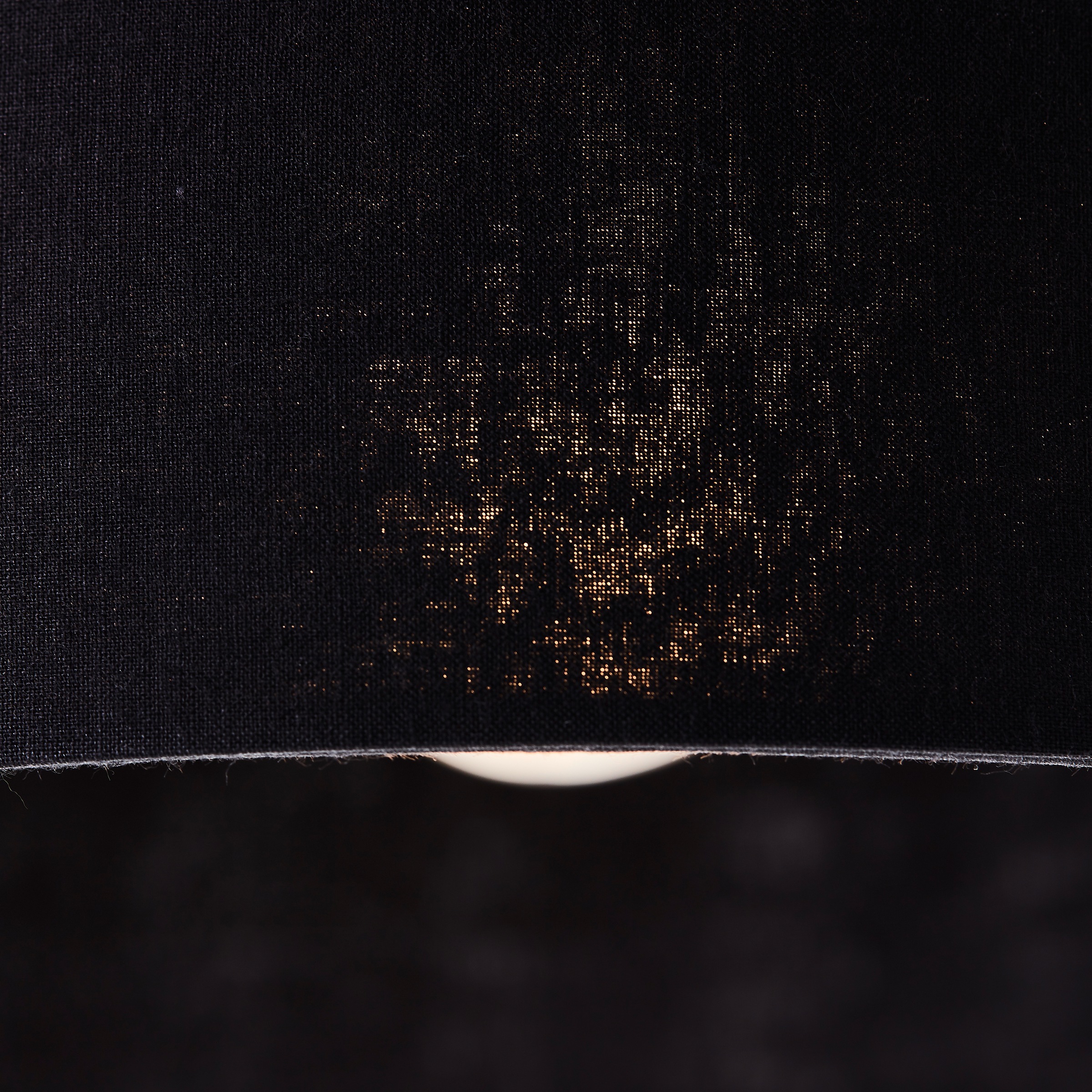 Brilliant Tischleuchte »Annice«, 1 flammig, Leuchtmittel E14 | ohne Leuchtmittel, Höhe 52 cm, E14, Metall/Textil, schwarz matt/messingfarben gebürstet