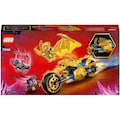 LEGO® Konstruktionsspielsteine »Jays Golddrachen-Motorrad (71768), LEGO® Ninjago«, (137 St.)