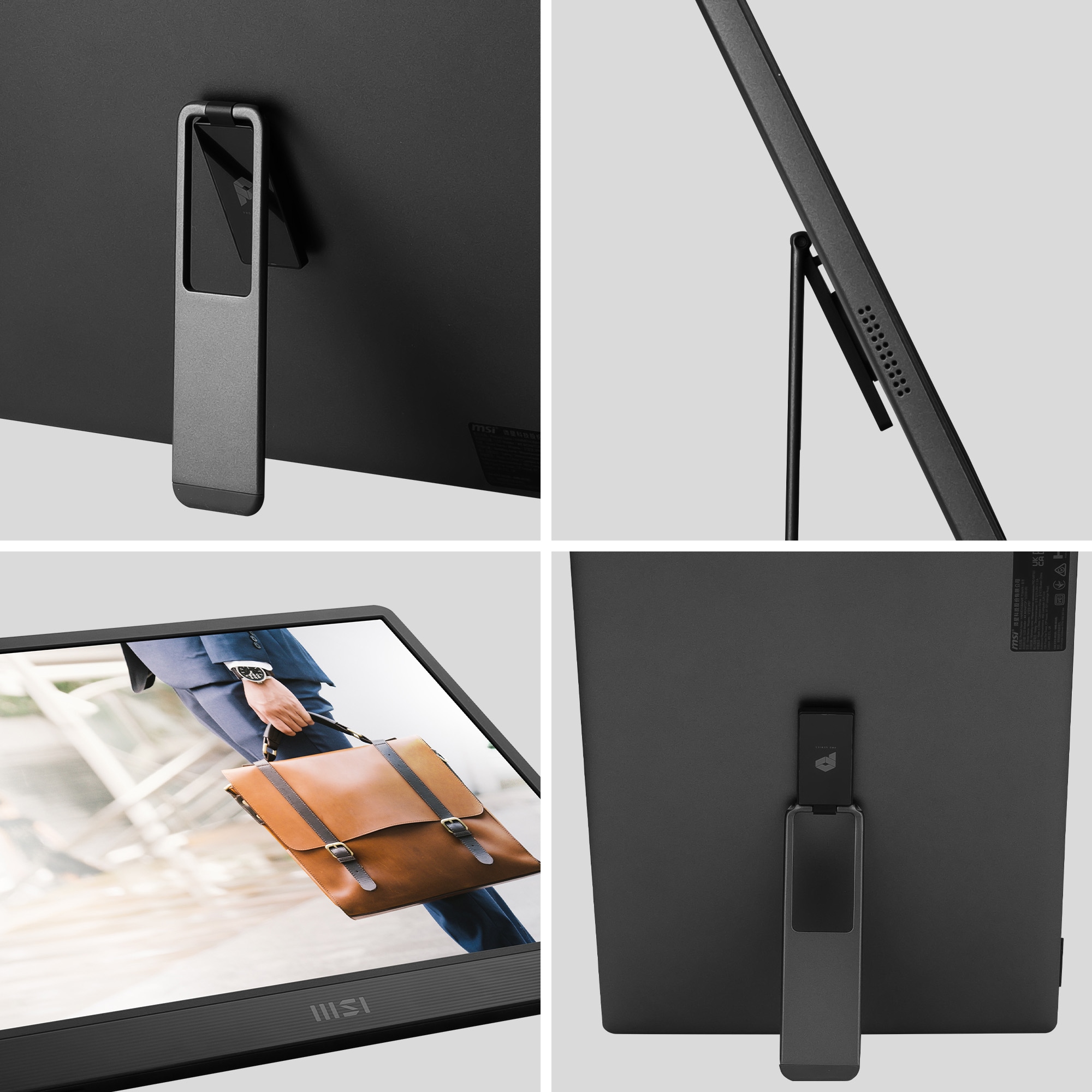 MSI LED-Monitor »PRO MP161« 40 cm/16 ″  1920 x 1080 px Full HD 4 Reaktionszeit 60 Hz 2 Jahre Herstellergarantie, USB-C