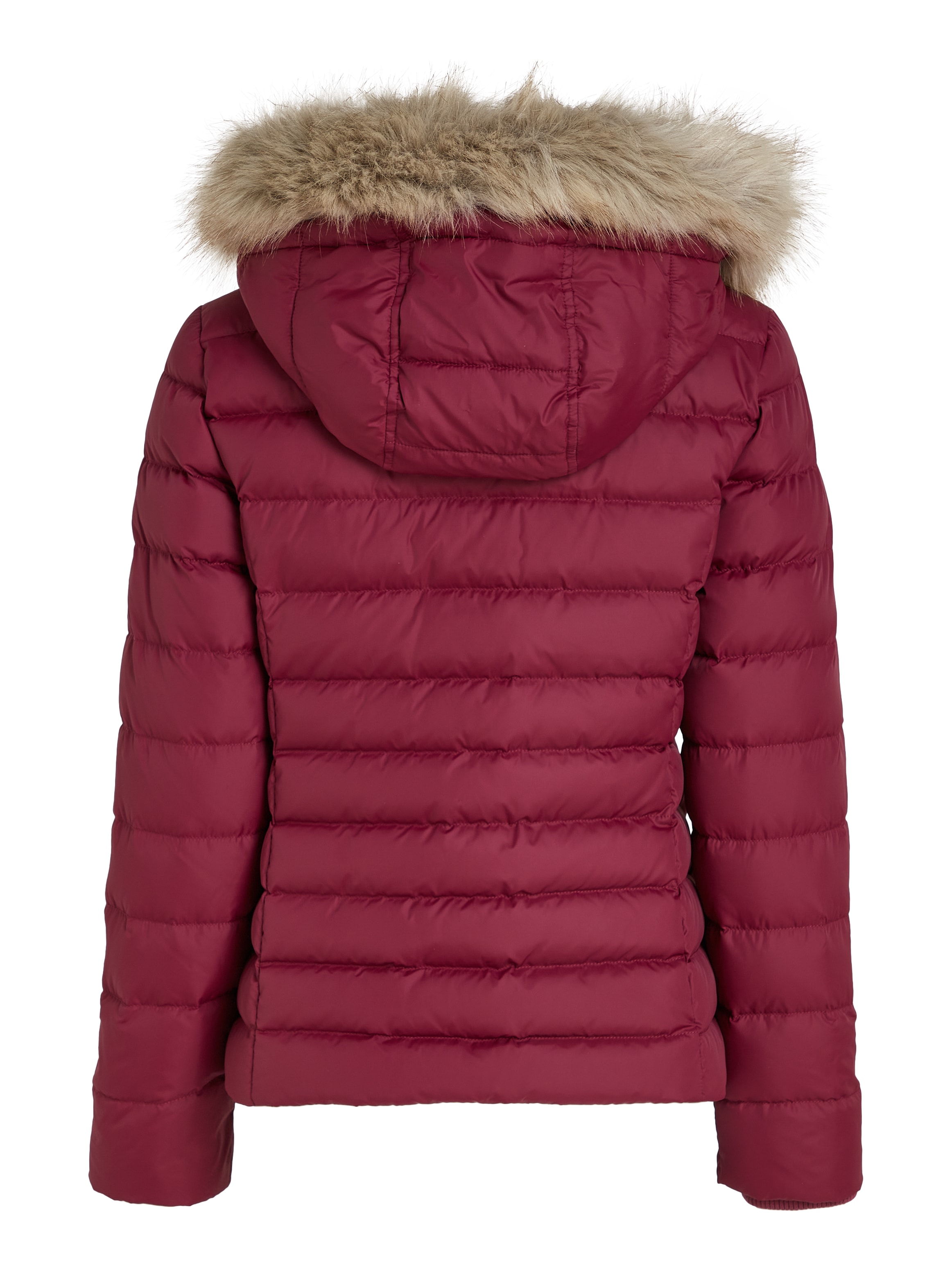 Tommy Jeans Steppjacke »TJW BASIC HOODED DOWN JACKET EXT«, mit Kapuze, mit Logostickerei