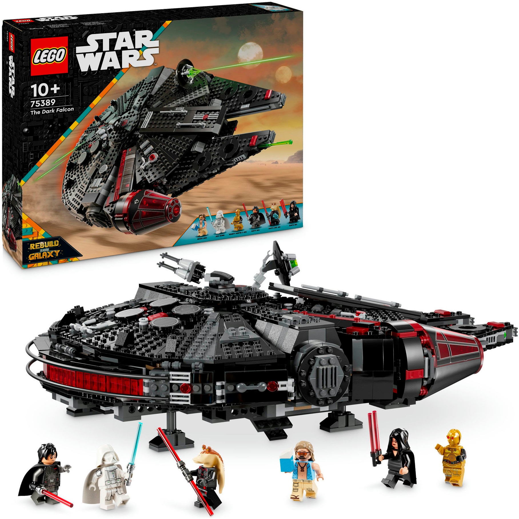 LEGO® Konstruktionsspielsteine »Dunkler Millennium Falke (75389), LEGO Star Wars ™«, (1579...