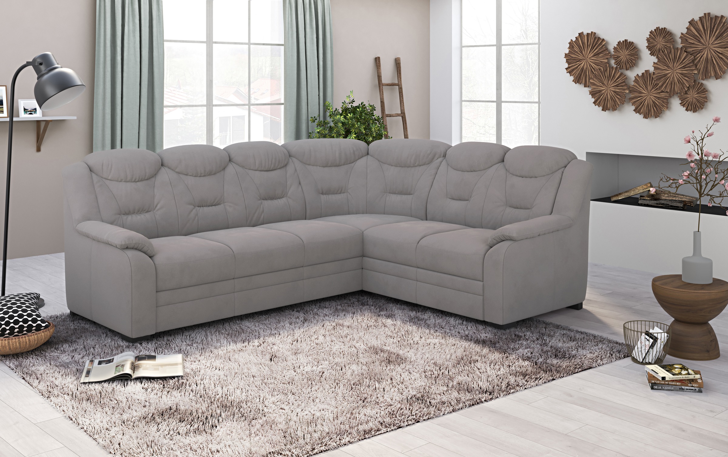 COTTA Ecksofa "Marcus L-Form" wahlweise mit Bettfunktion & Stauraum günstig online kaufen