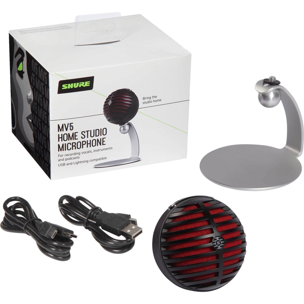 Shure Mikrofon »MV5-LTG Digitales Kondensator Mikrofon«