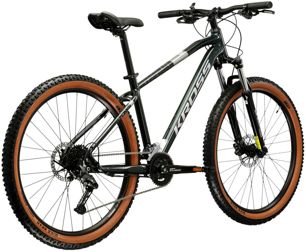 Kross Mountainbike »KROSS Mountainbike Hardtail 29" Hexagon 5.0 ULT.RA grün 18 Gänge« 18 Gang Shimano CUES U3020 Schaltwerk Kettenschaltung